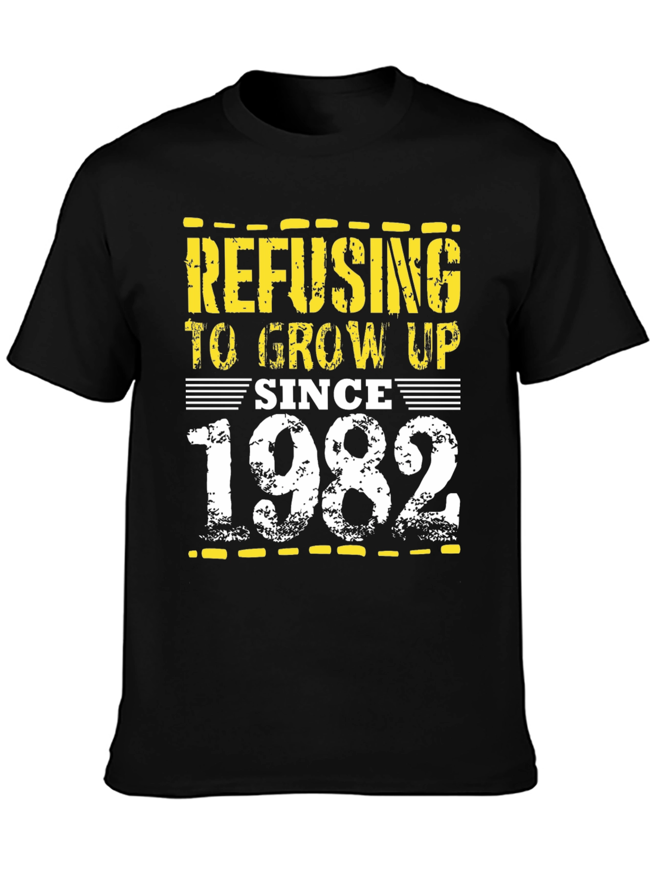 Refusing To Grow Up Since 1982 Graphic T-Shirt