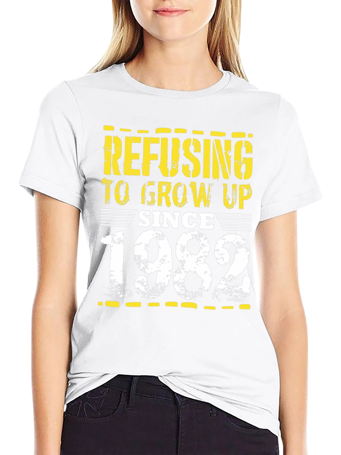 Refusing To Grow Up Since 1982 Graphic T-Shirt