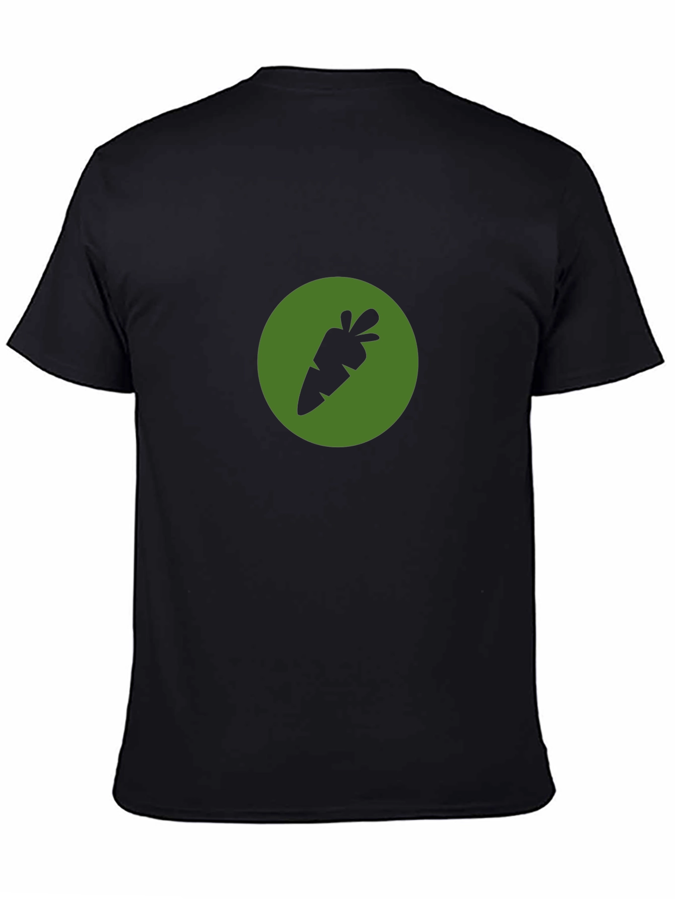 Carrot Icon T-Shirt - Black