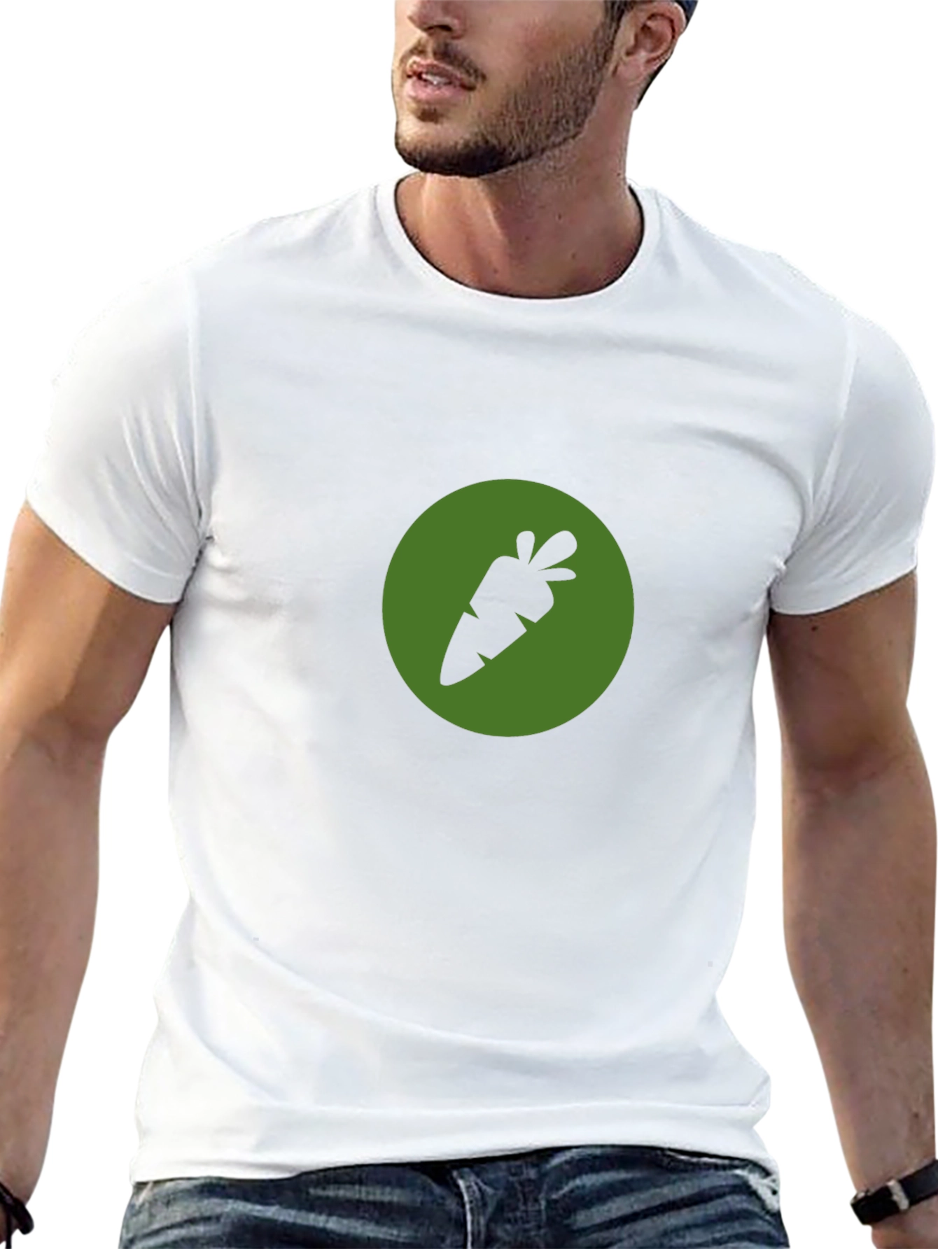 Carrot Icon T-Shirt - Black