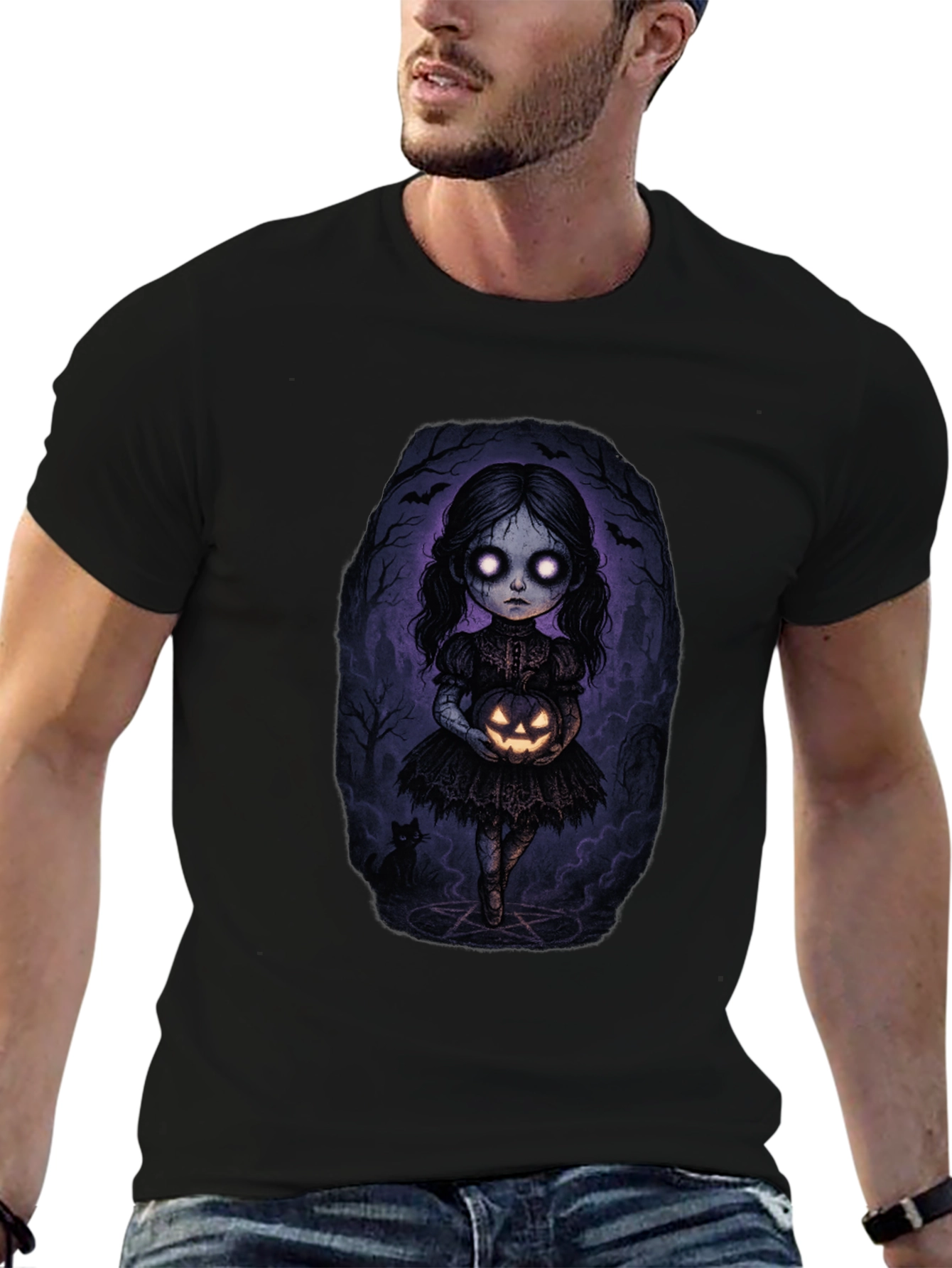 Spooky Girl Halloween T-Shirt