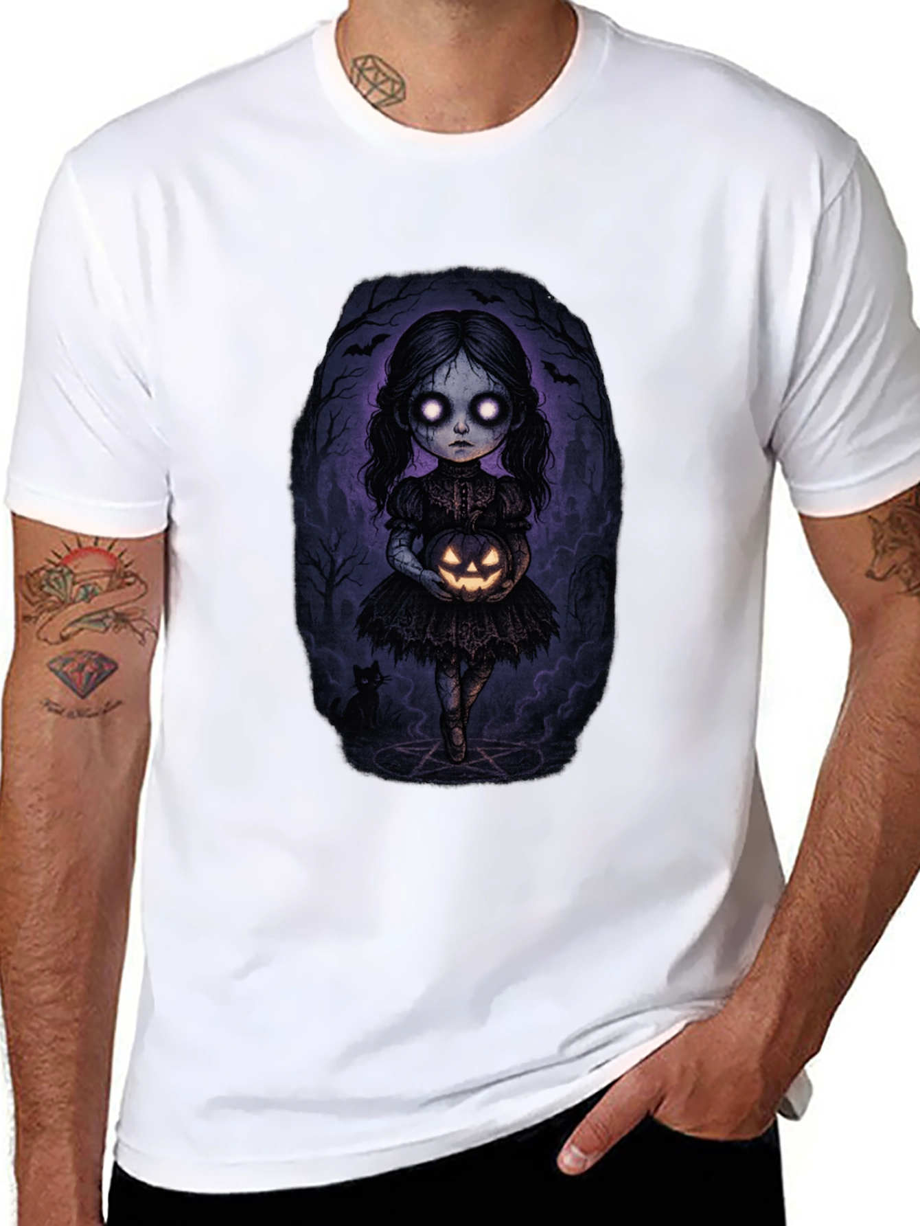 Spooky Girl Halloween T-Shirt