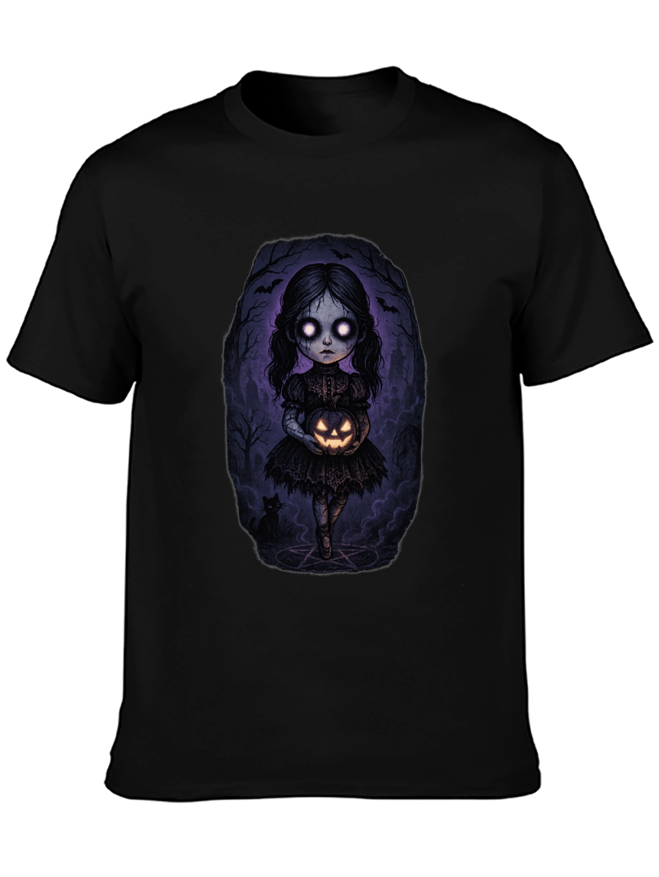 Spooky Girl Halloween T-Shirt