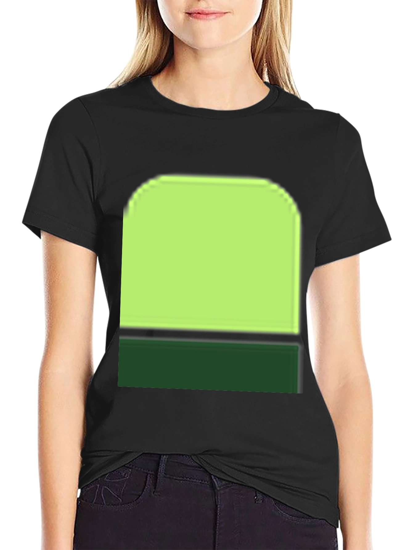 Abstract Green Graphic Tee