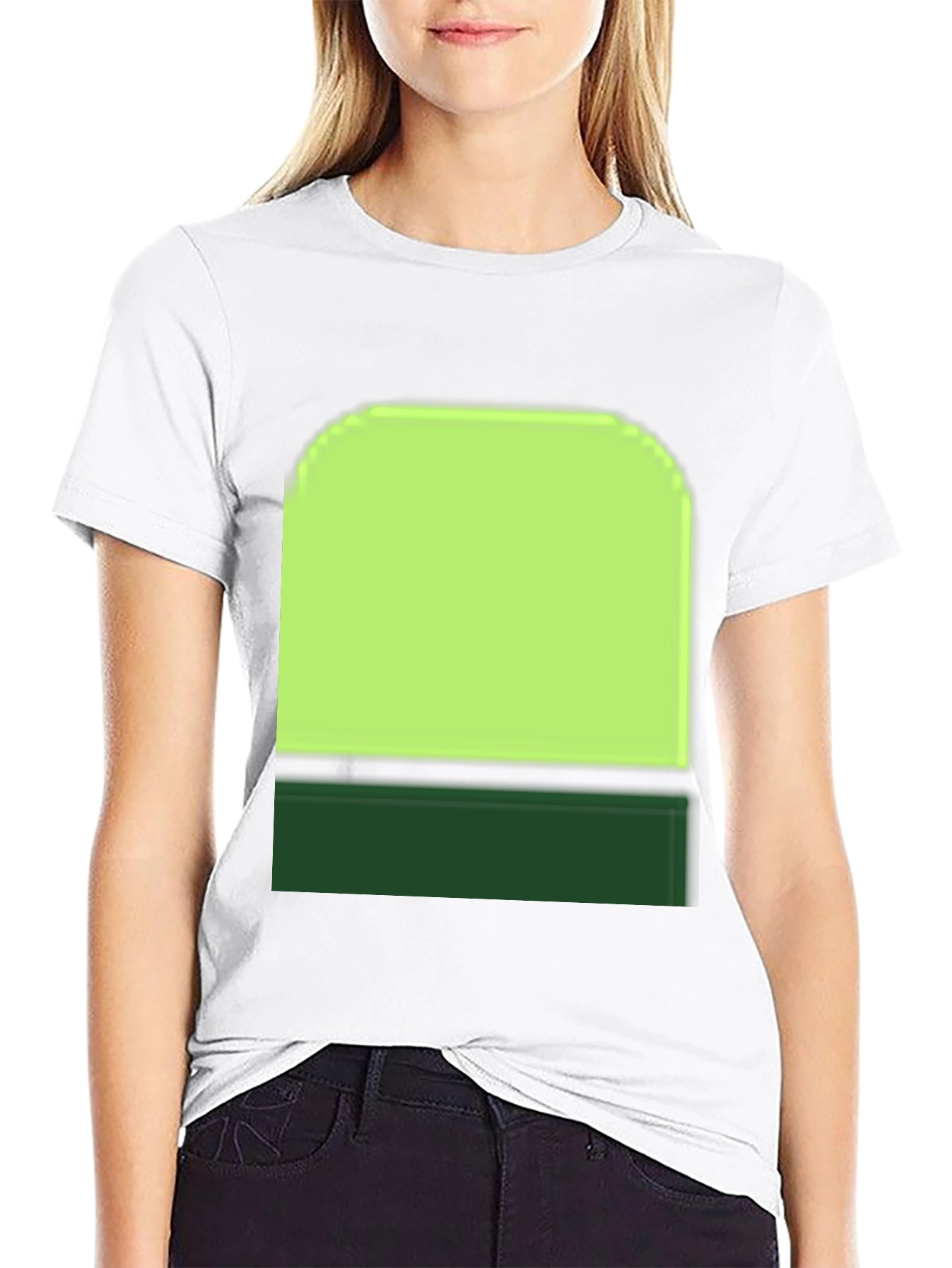 Abstract Green Graphic Tee