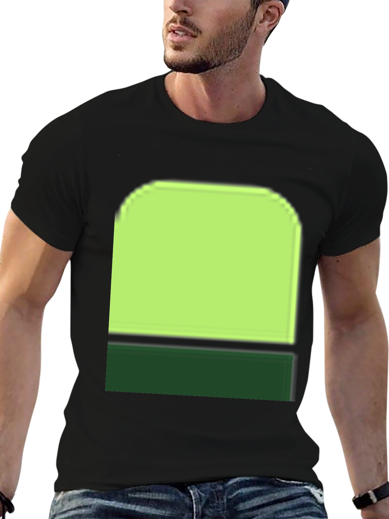 Abstract Green Graphic Tee