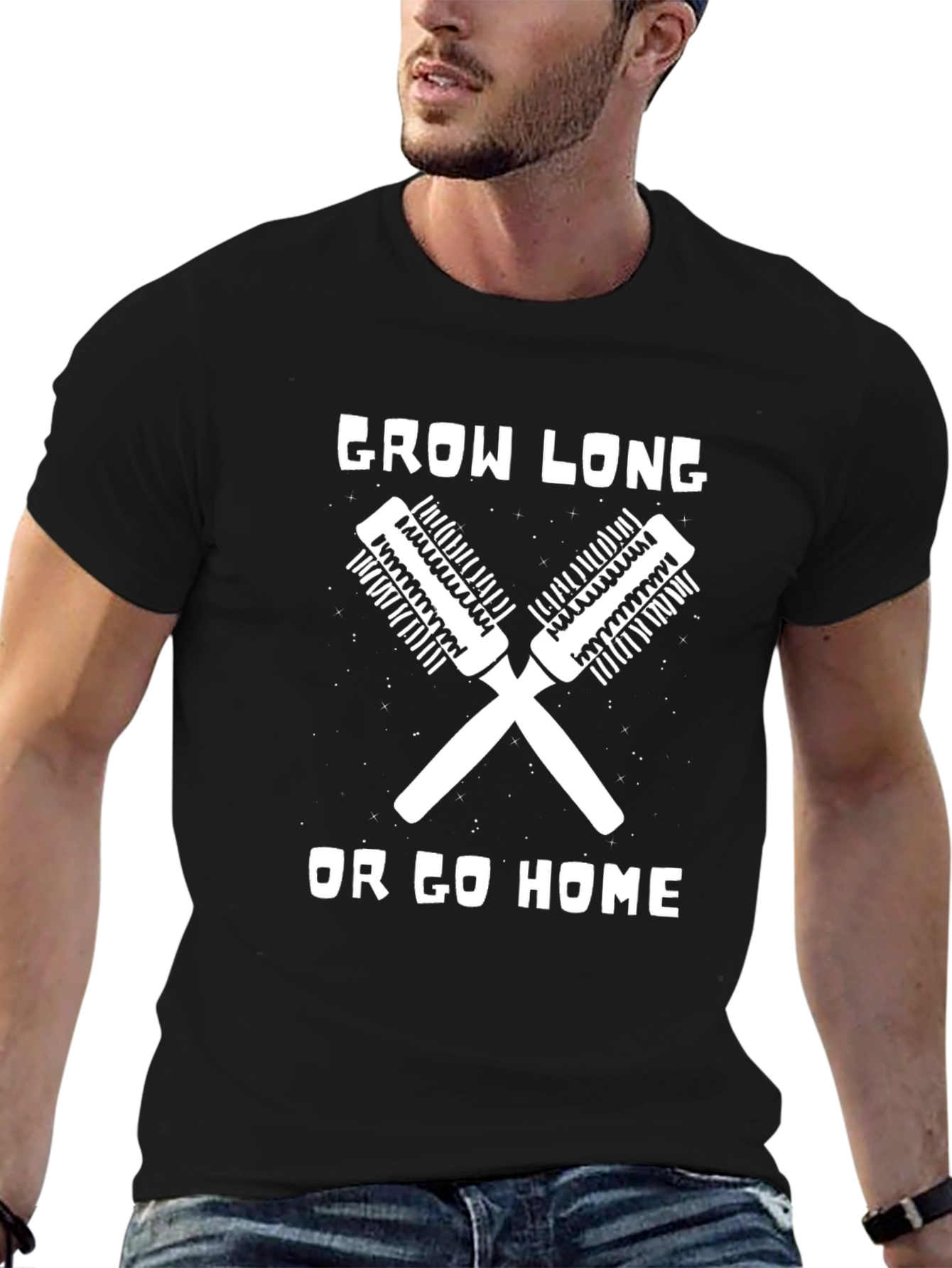 Grow Long or Go Home - Graphic Tee