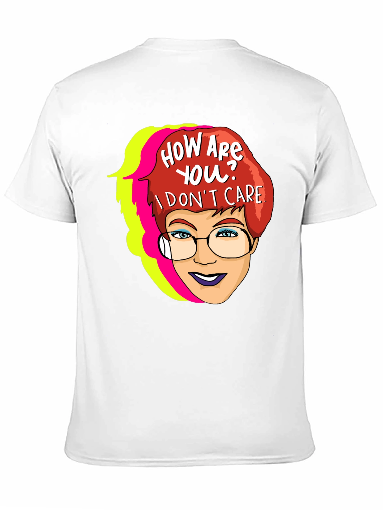 Sarcastic Cartoon Graphic T-Shirt