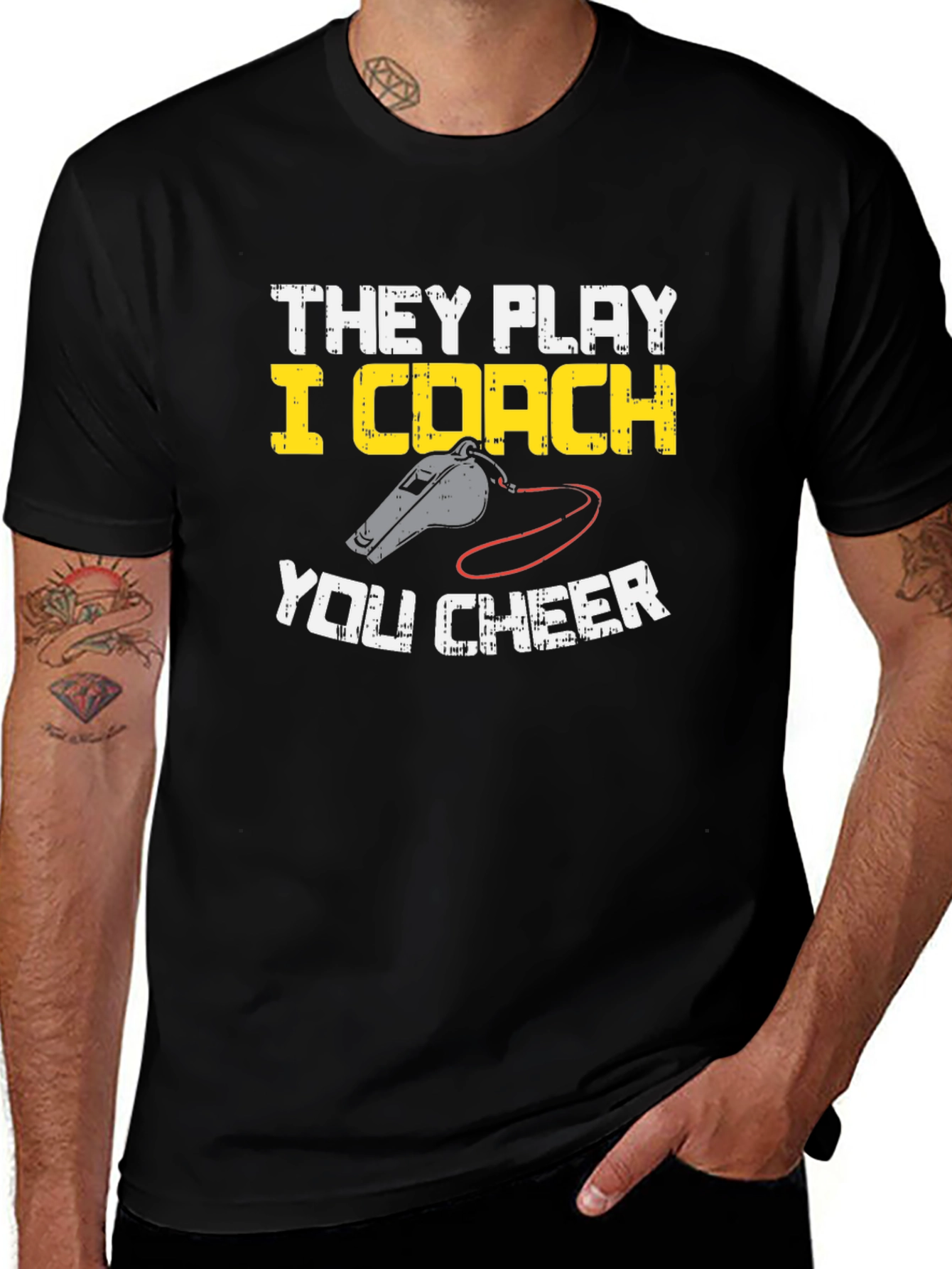 They Play I Coach You Cheer T-Shirt