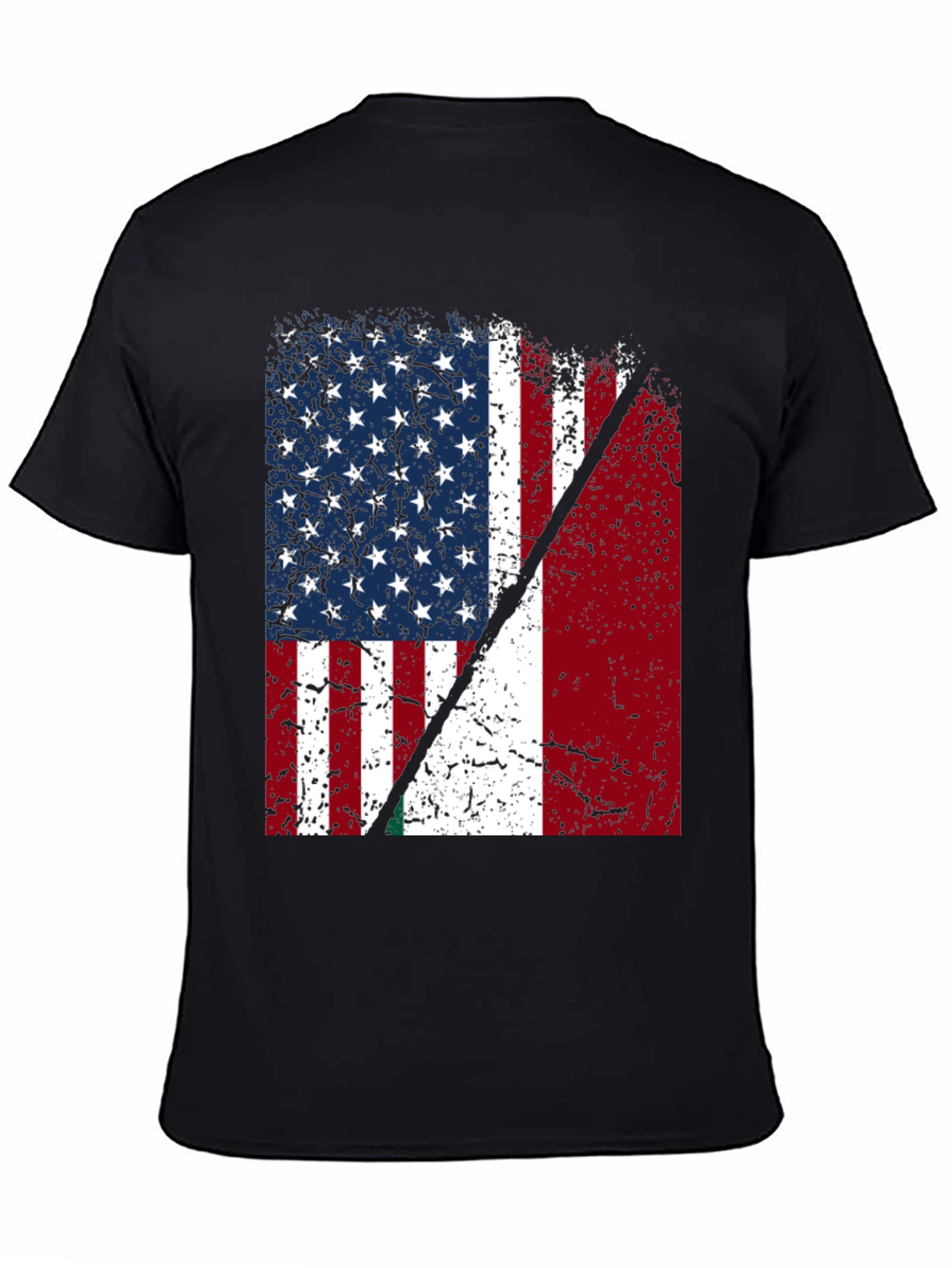USA & Italy Flag T-Shirt - Patriotic Pride
