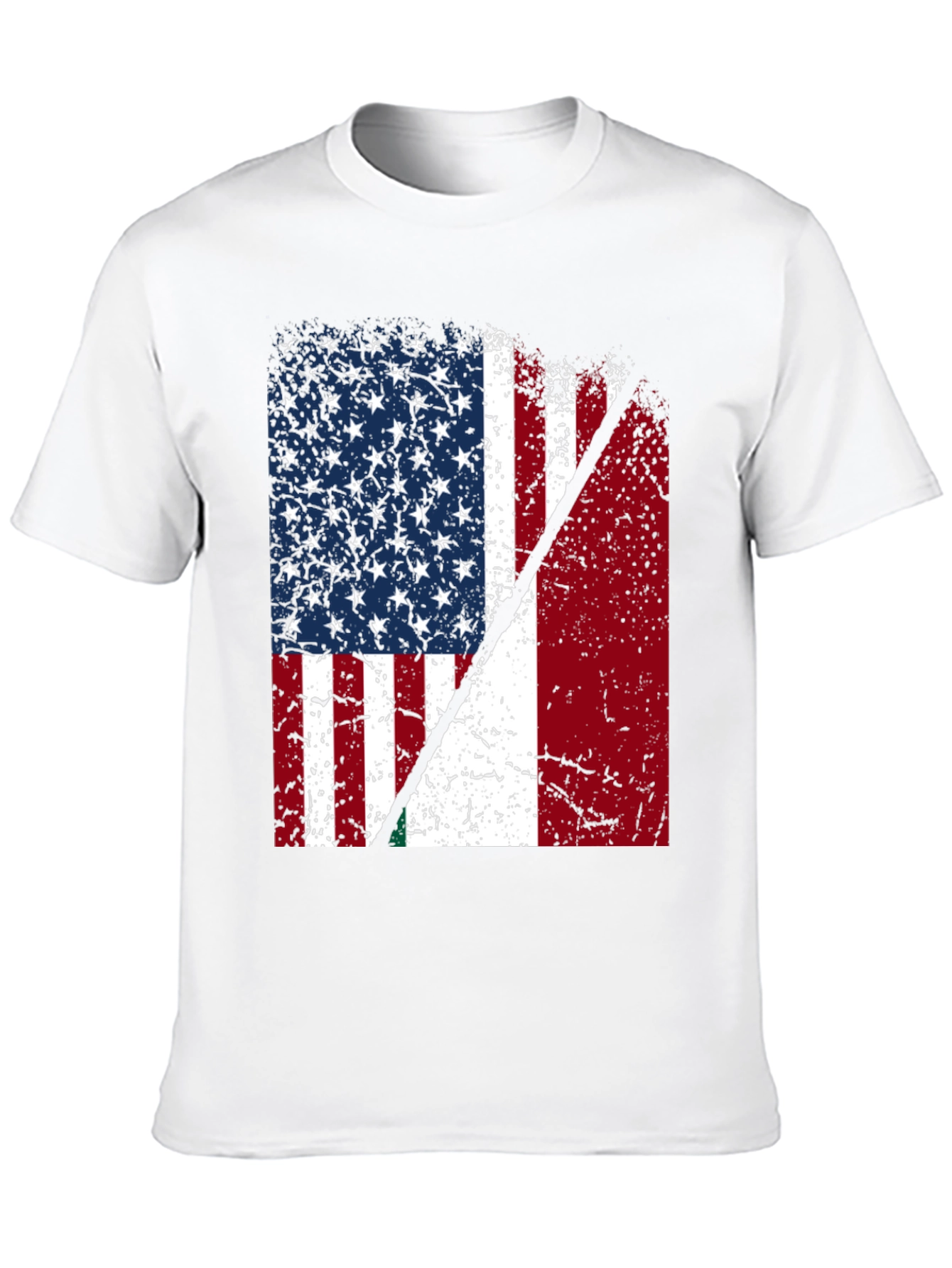 USA & Italy Flag T-Shirt - Patriotic Pride