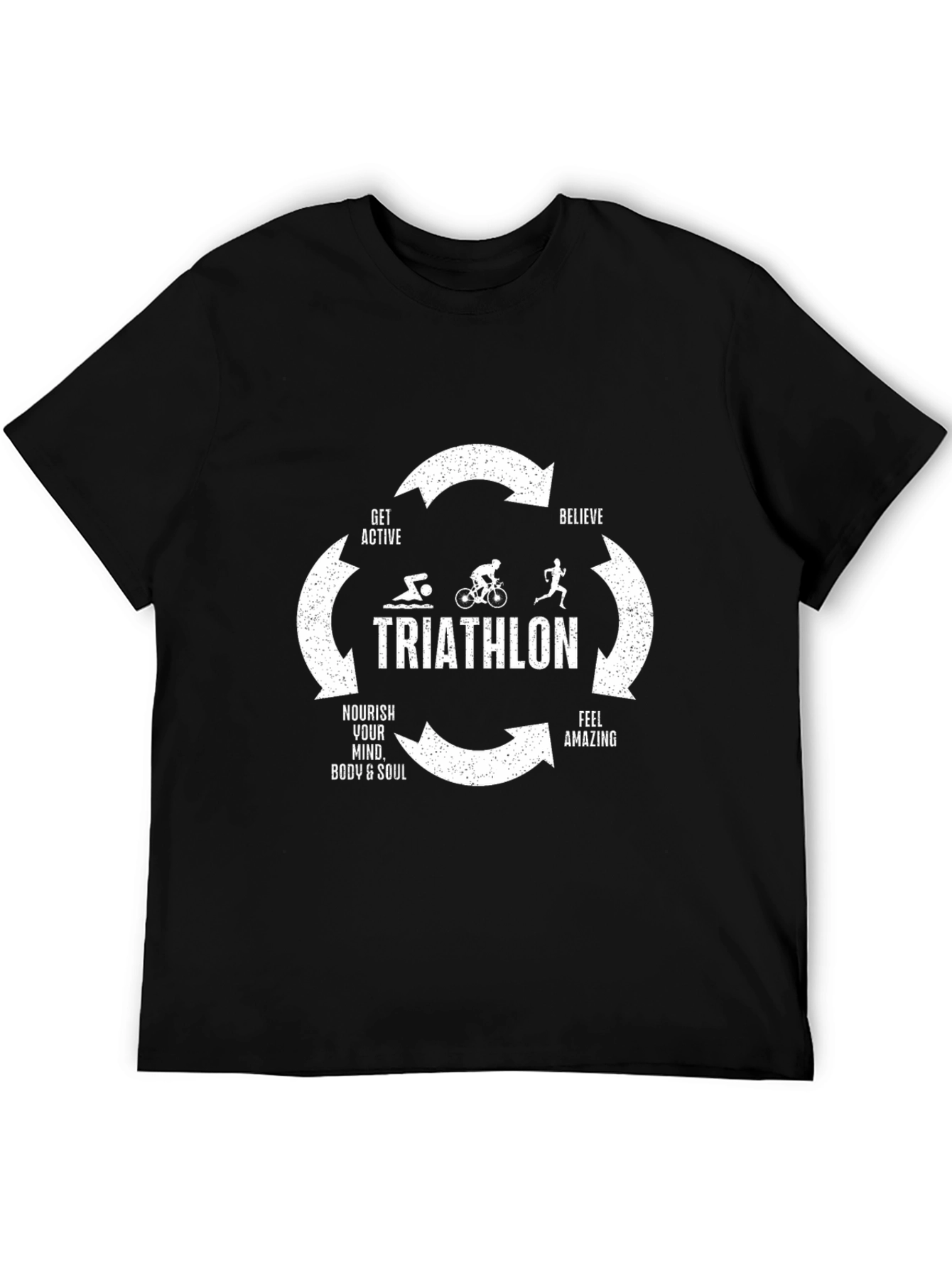 Triathlon Graphic T-Shirt - Active Lifestyle Tee
