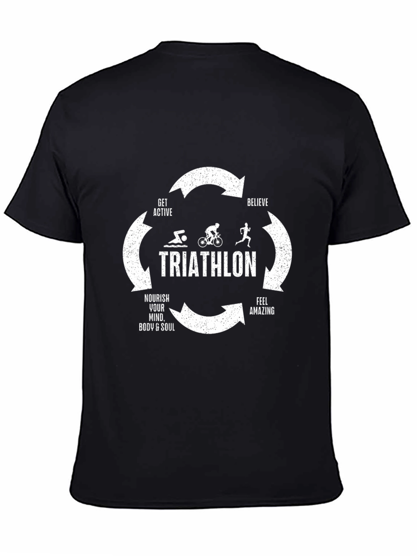 Triathlon Graphic T-Shirt - Active Lifestyle Tee