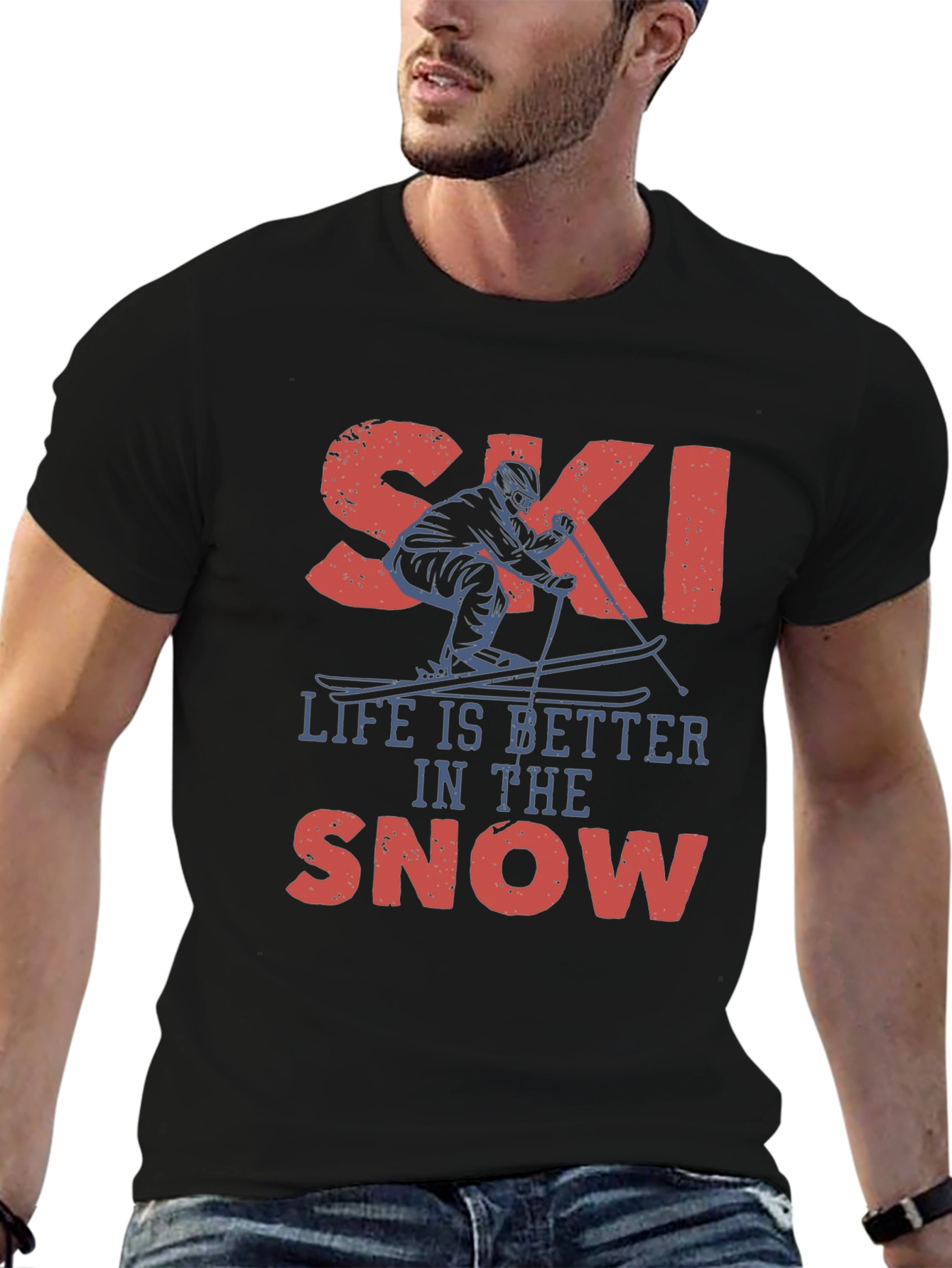 Ski Life Tee:  Better in the Snow Shirt