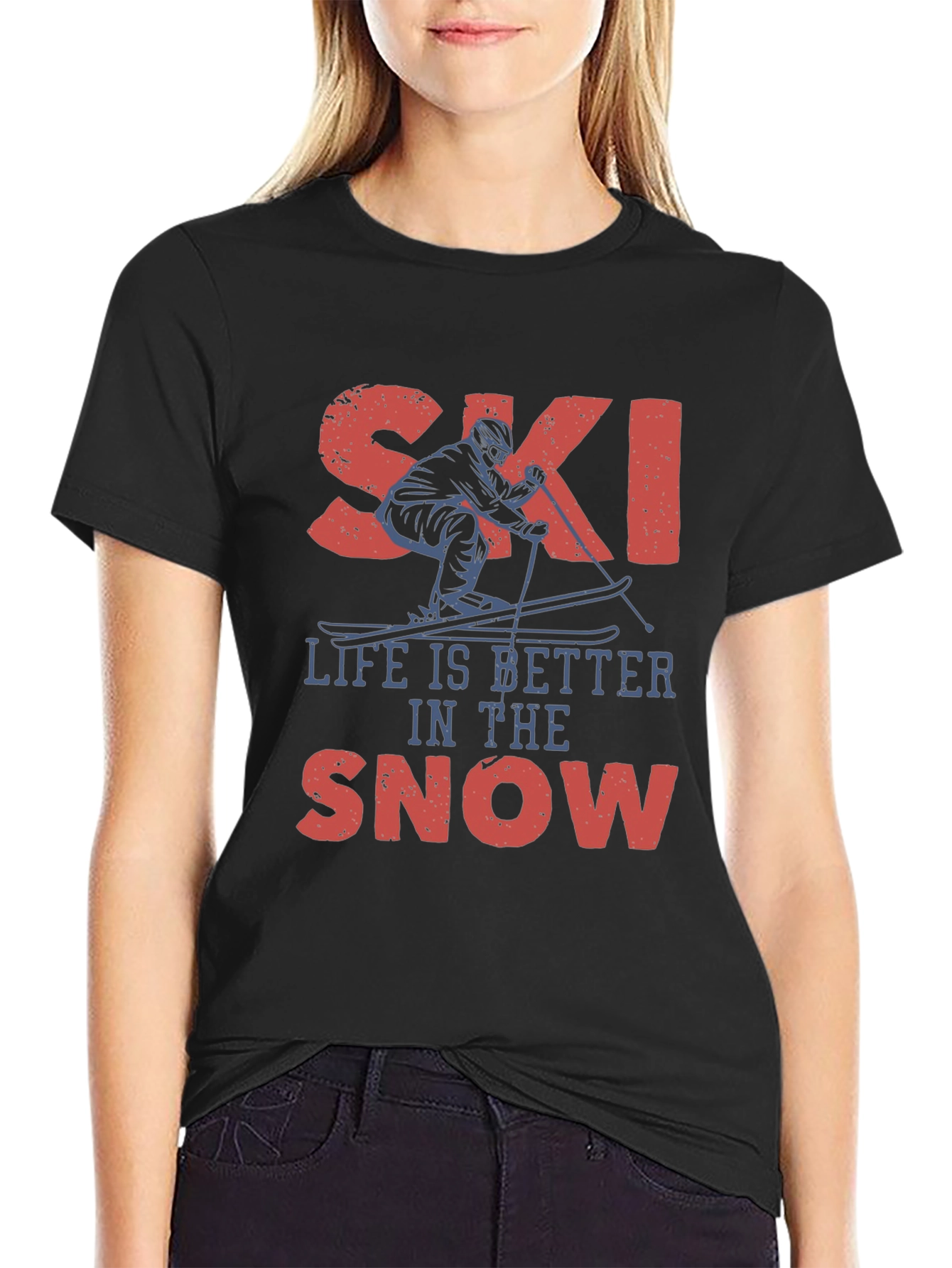 Ski Life Tee:  Better in the Snow Shirt