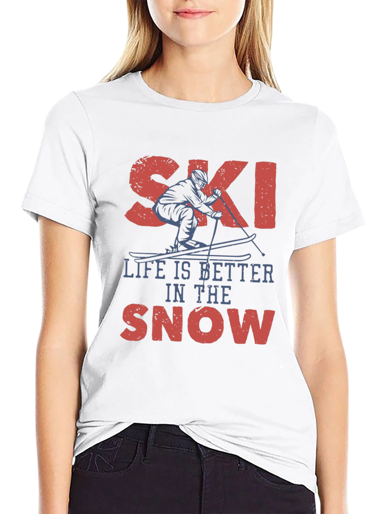 Ski Life Tee:  Better in the Snow Shirt