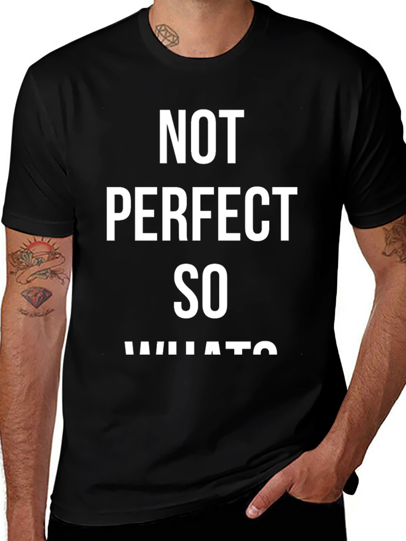Not Perfect So What Graphic Tee