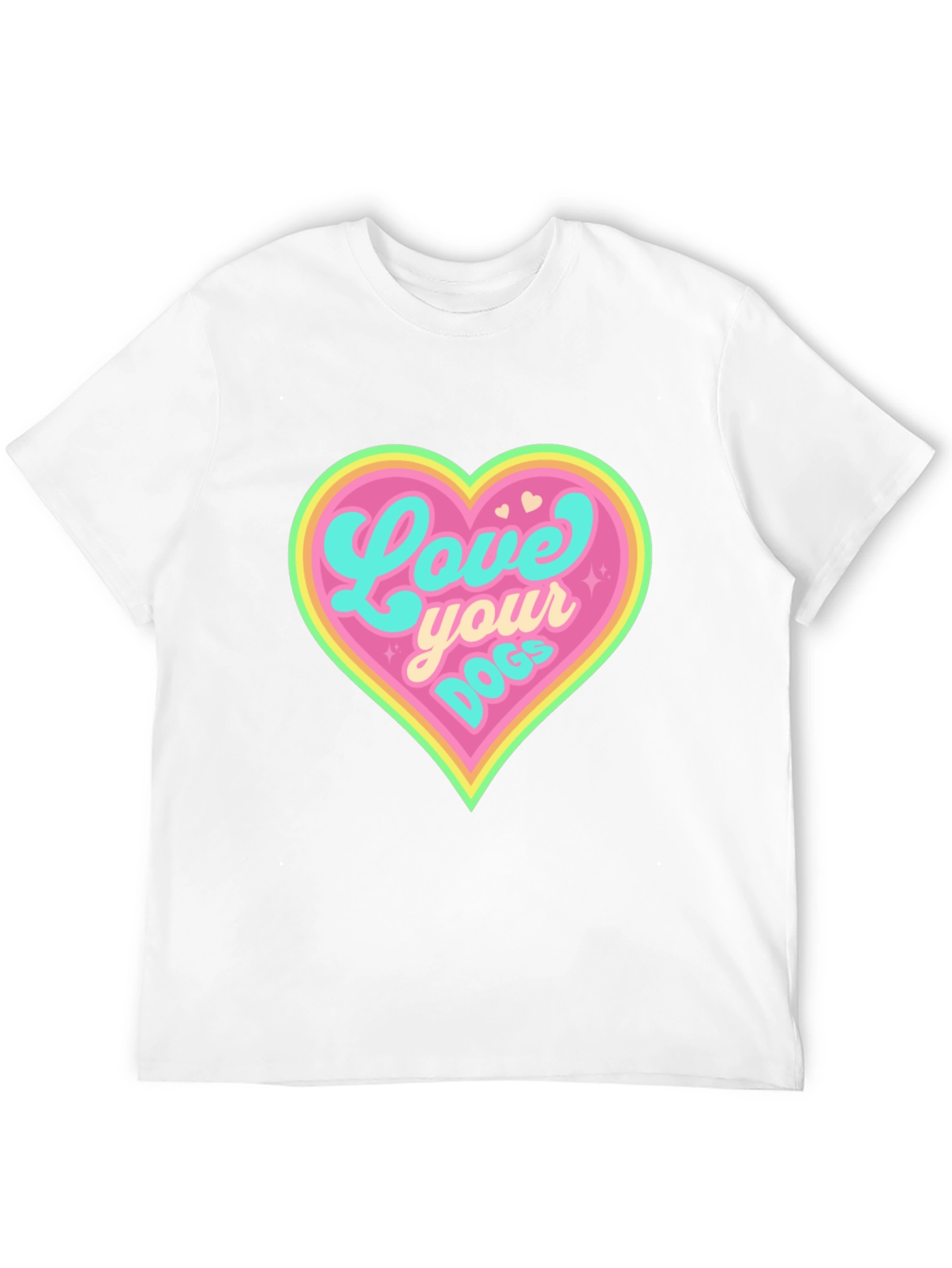 Love Your Dogs Heart Graphic Tee