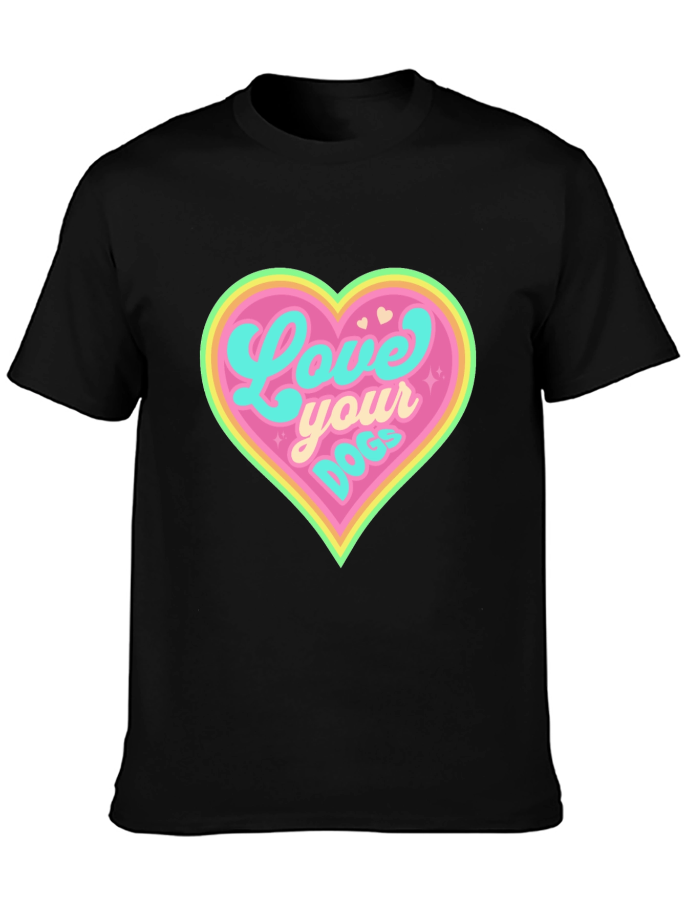 Love Your Dogs Heart Graphic Tee