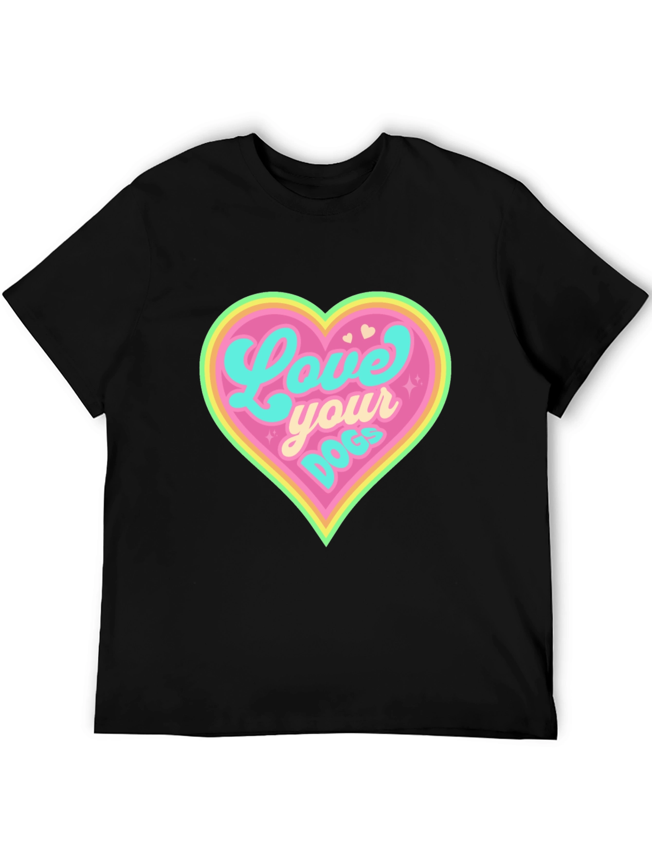 Love Your Dogs Heart Graphic Tee
