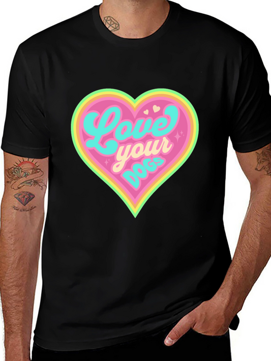 Love Your Dogs Heart Graphic Tee