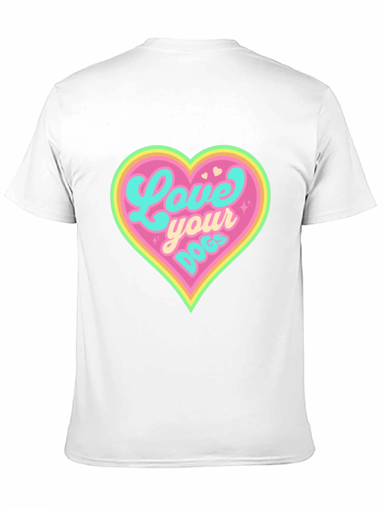 Love Your Dogs Heart Graphic Tee