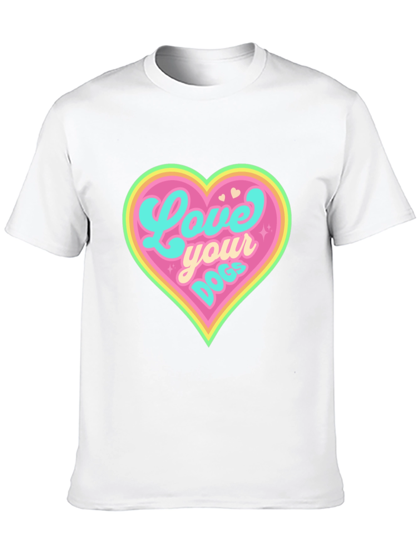 Love Your Dogs Heart Graphic Tee
