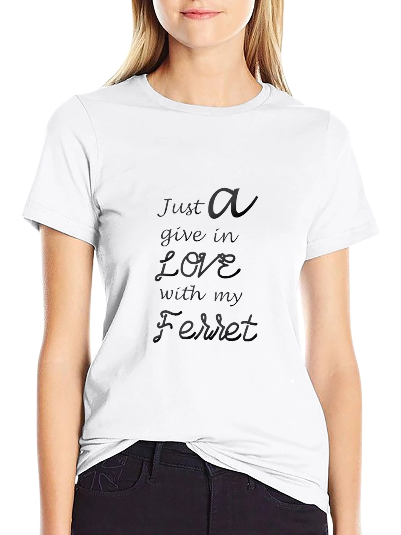 Ferret Lover T-Shirt - Black
