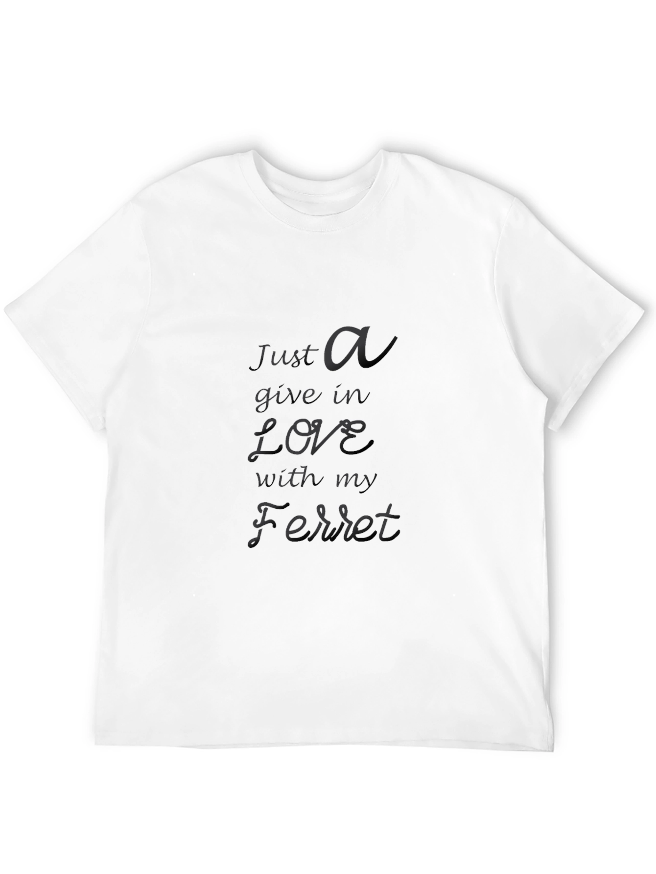 Ferret Lover T-Shirt - Black