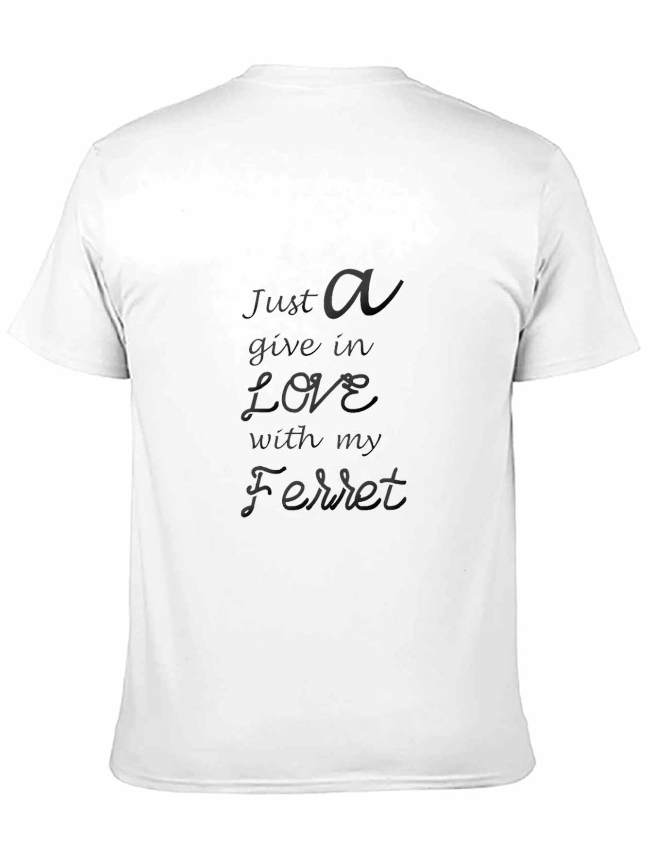 Ferret Lover T-Shirt - Black