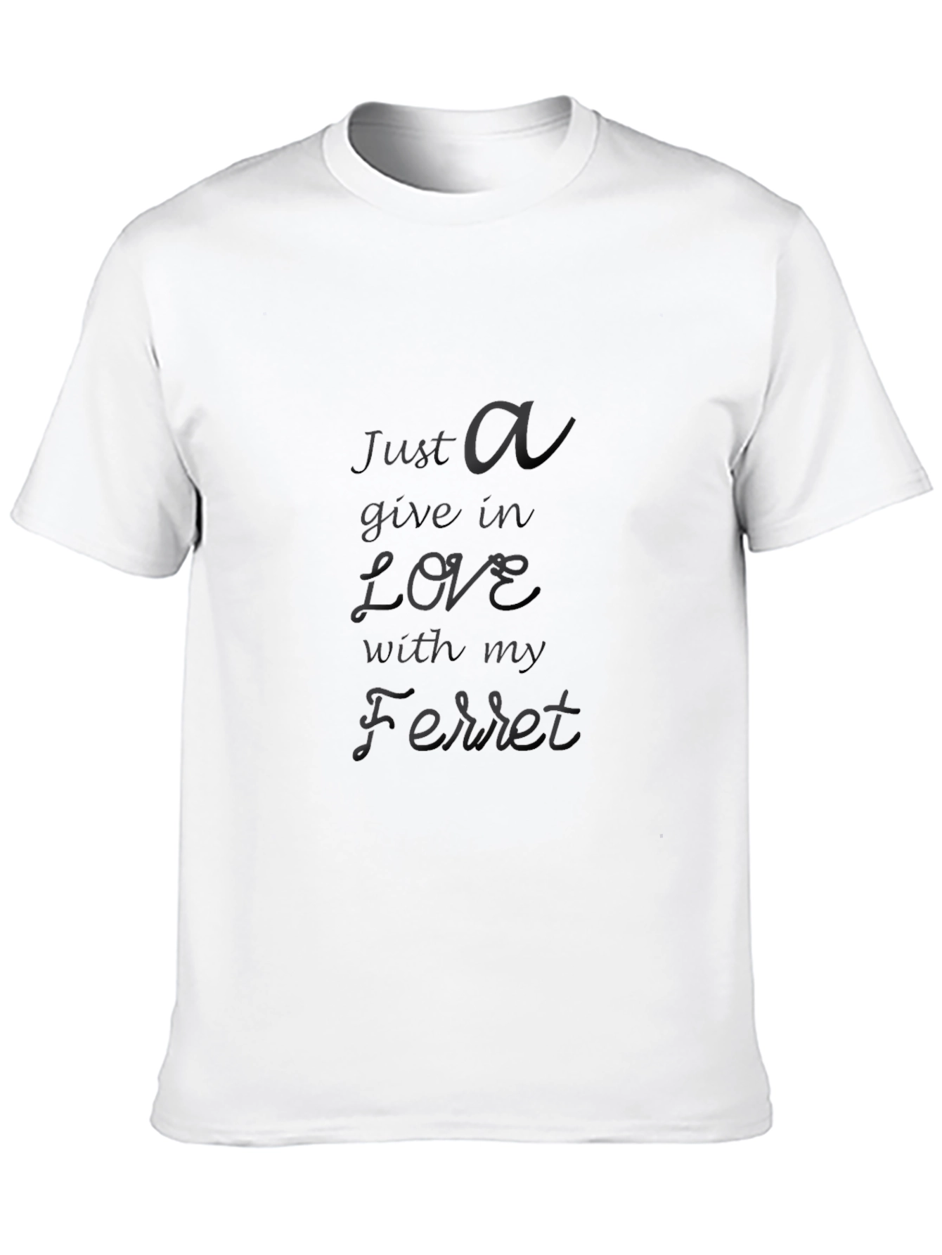 Ferret Lover T-Shirt - Black