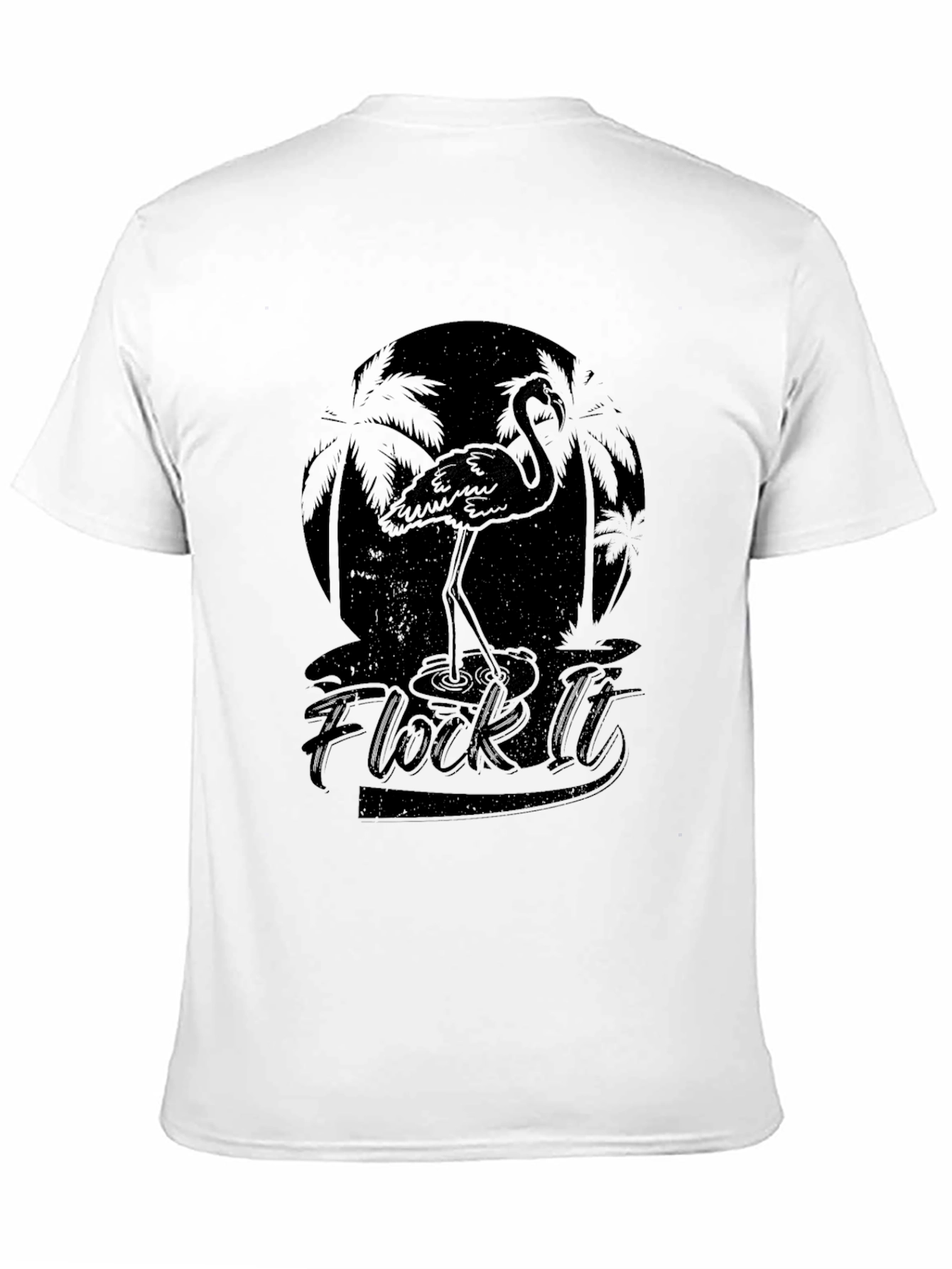 Flock It Flamingo Graphic Tee - Tropical Style