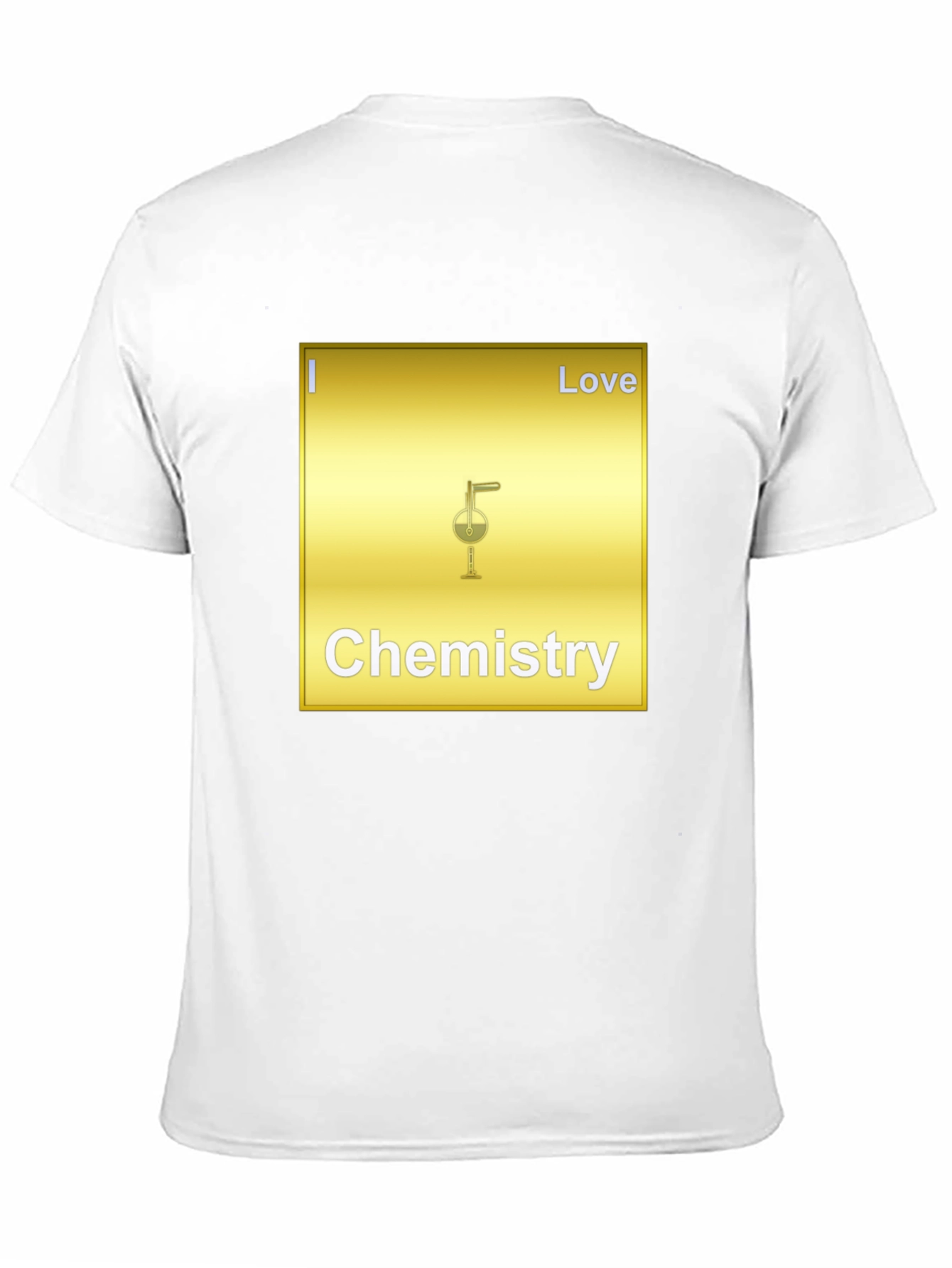 I Love Chemistry Gold Graphic Tee
