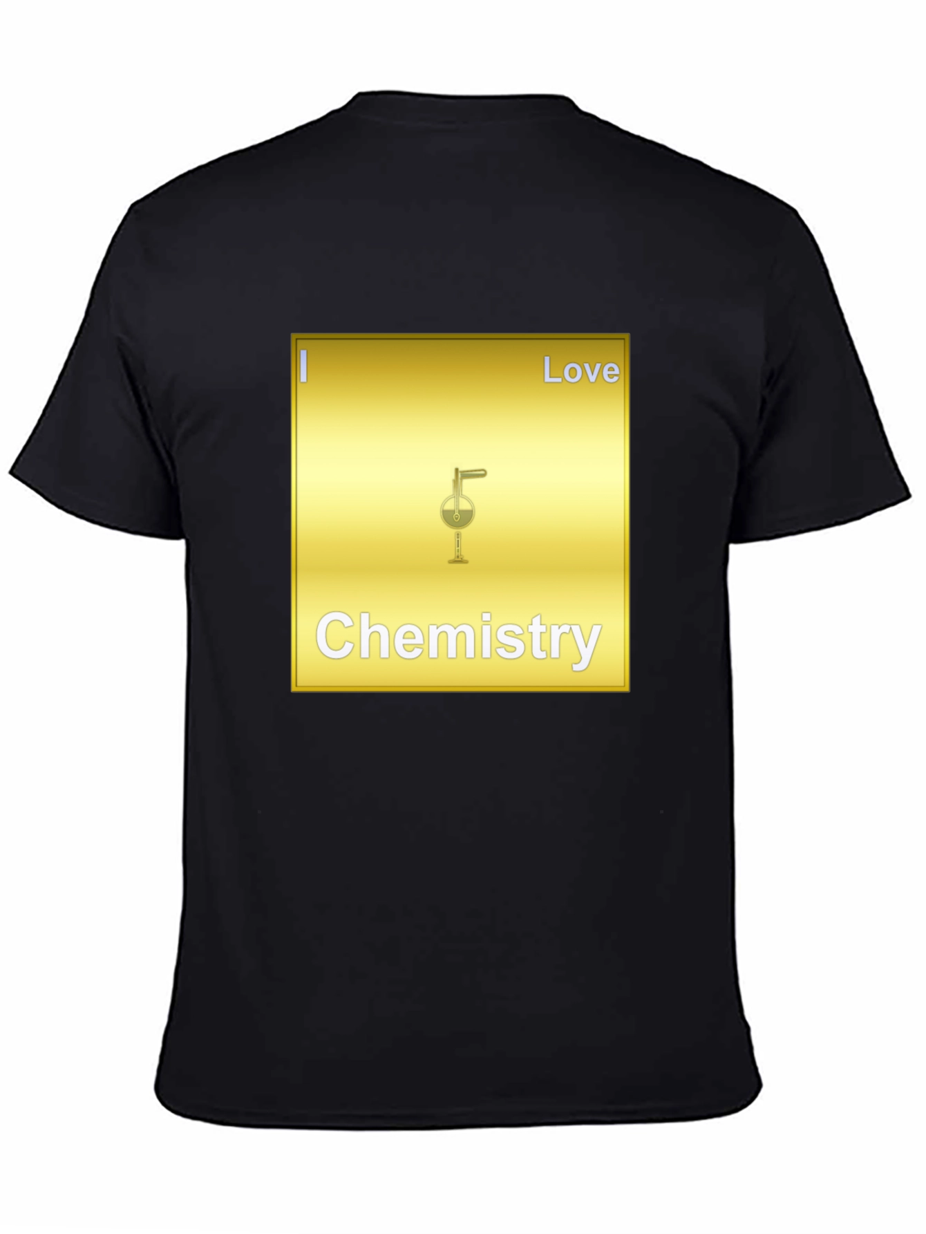 I Love Chemistry Gold Graphic Tee