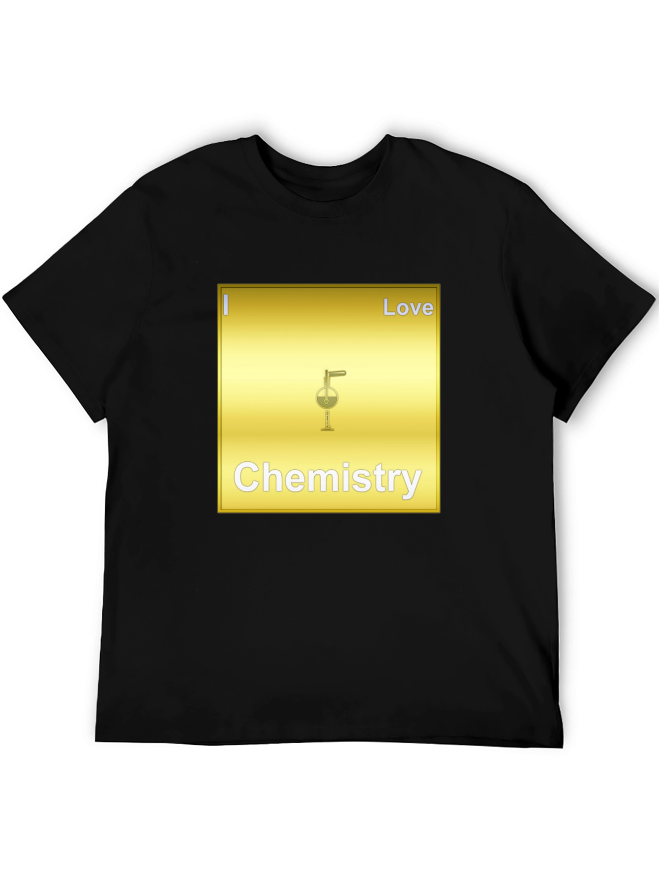 I Love Chemistry Gold Graphic Tee