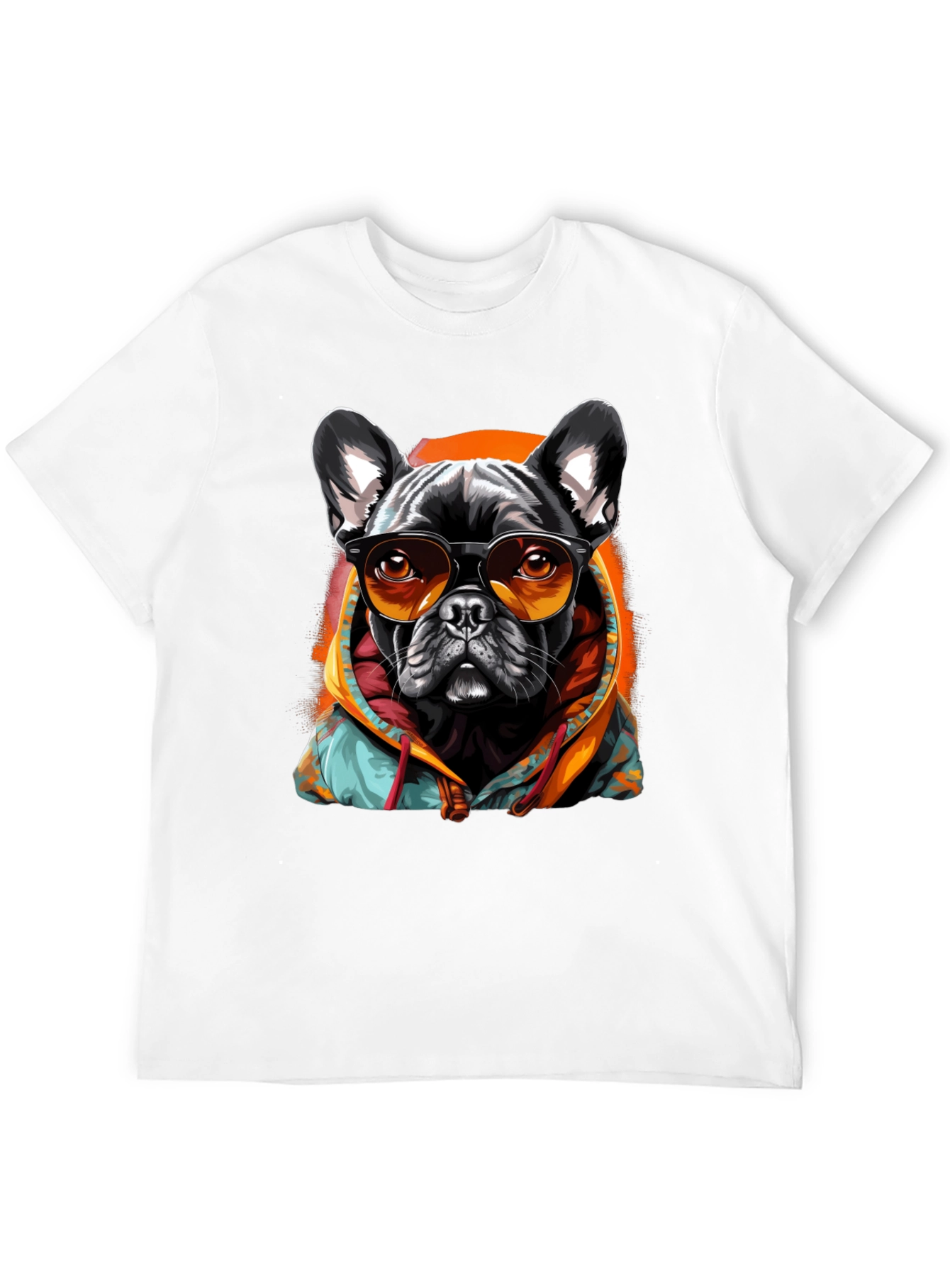Cool Dog T-Shirt - French Bulldog with Sunglasses