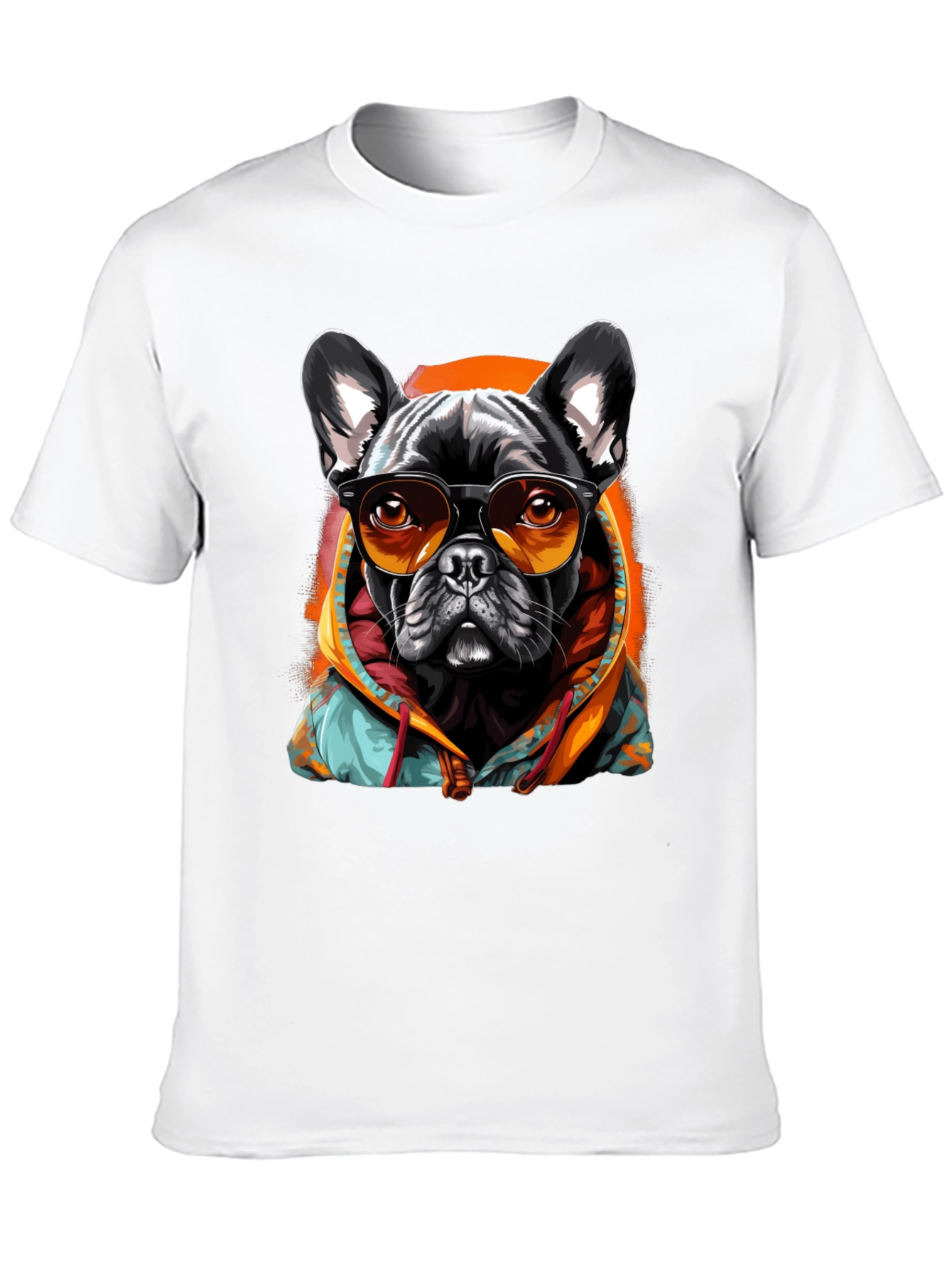 Cool Dog T-Shirt - French Bulldog with Sunglasses