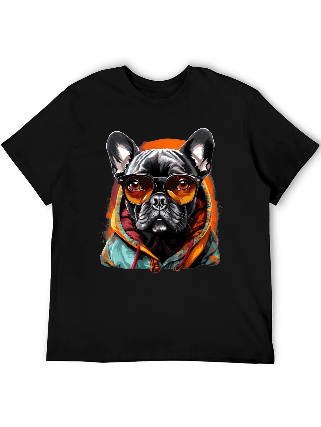 Cool Dog T-Shirt - French Bulldog with Sunglasses