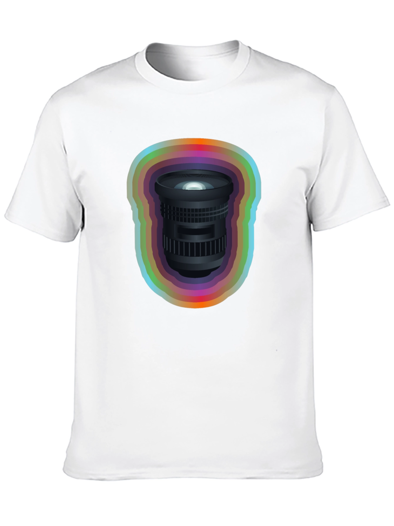 Rainbow Lens Graphic Tee - Photographer Gift
