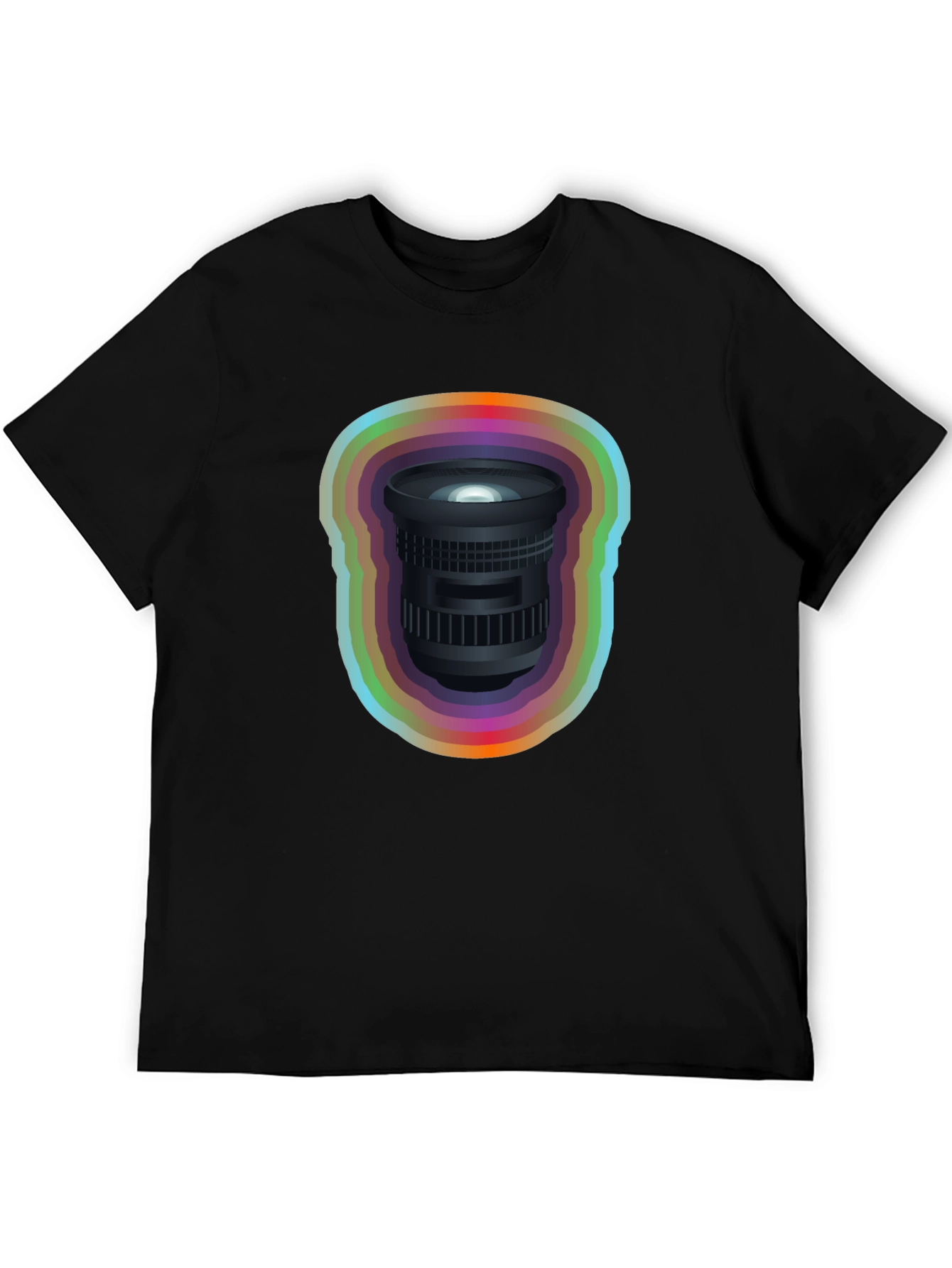 Rainbow Lens Graphic Tee - Photographer Gift
