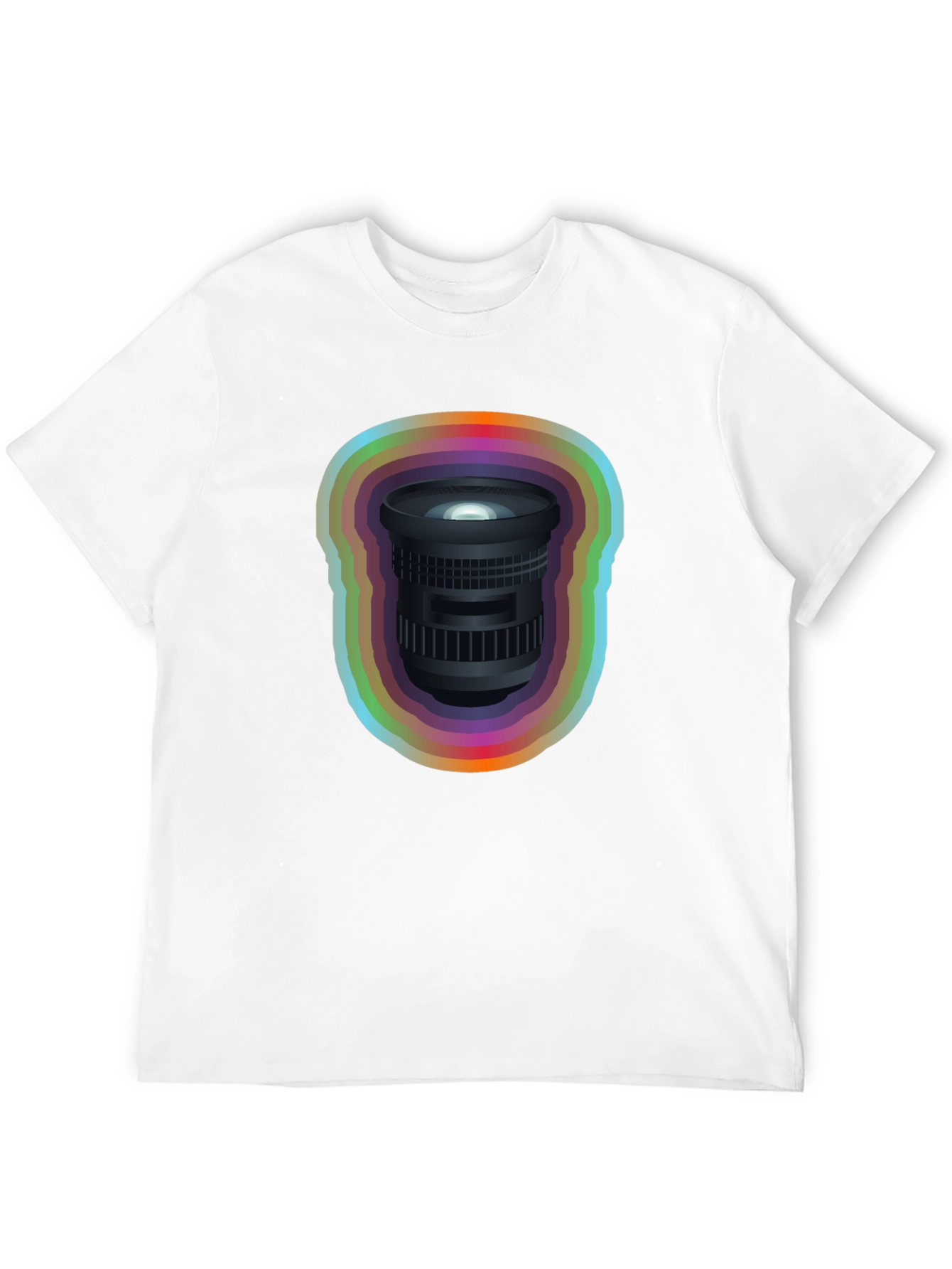 Rainbow Lens Graphic Tee - Photographer Gift