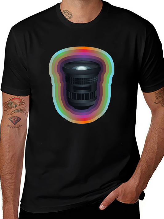 Rainbow Lens Graphic Tee - Photographer Gift