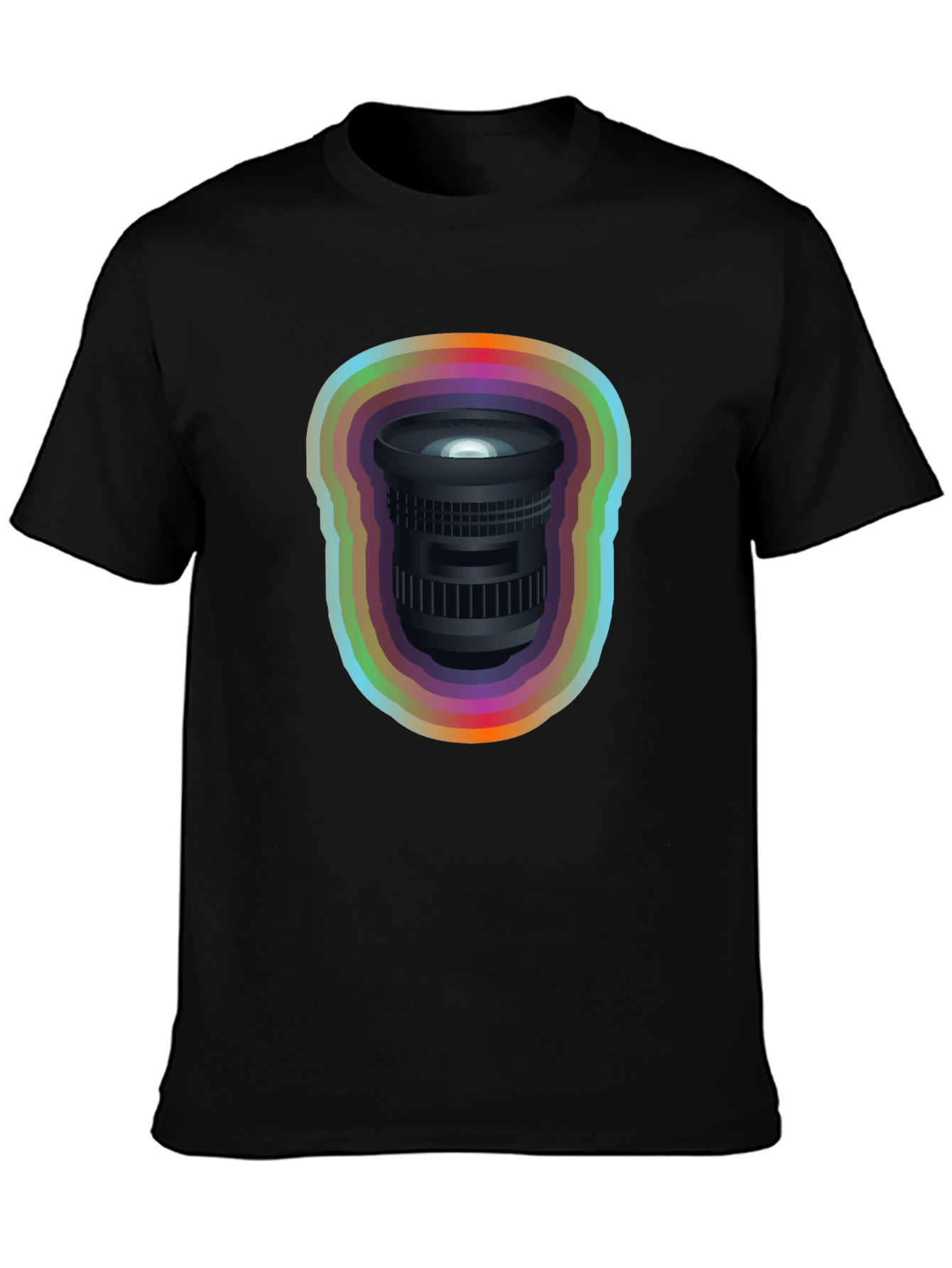 Rainbow Lens Graphic Tee - Photographer Gift