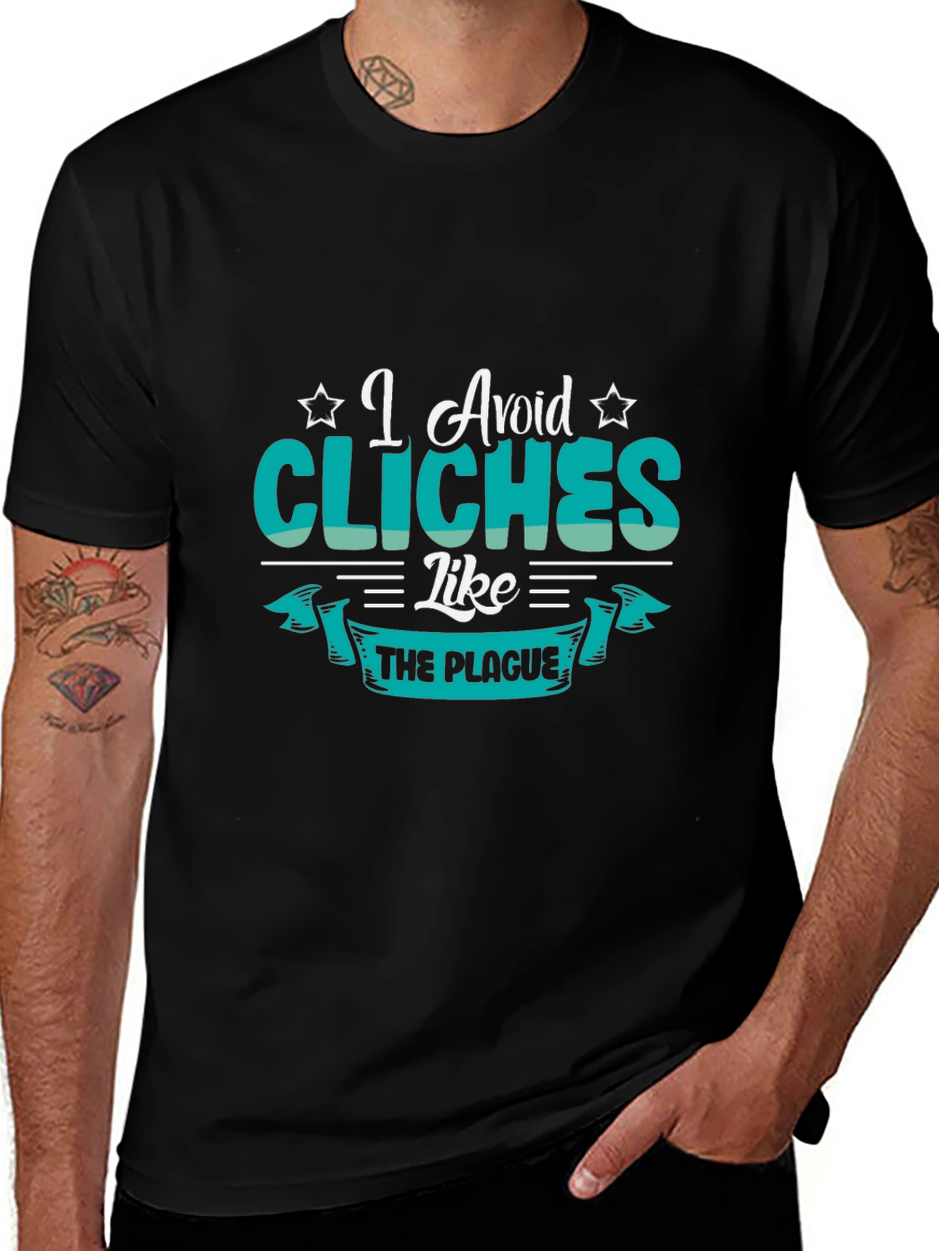 I Avoid Cliches Like The Plague T-Shirt