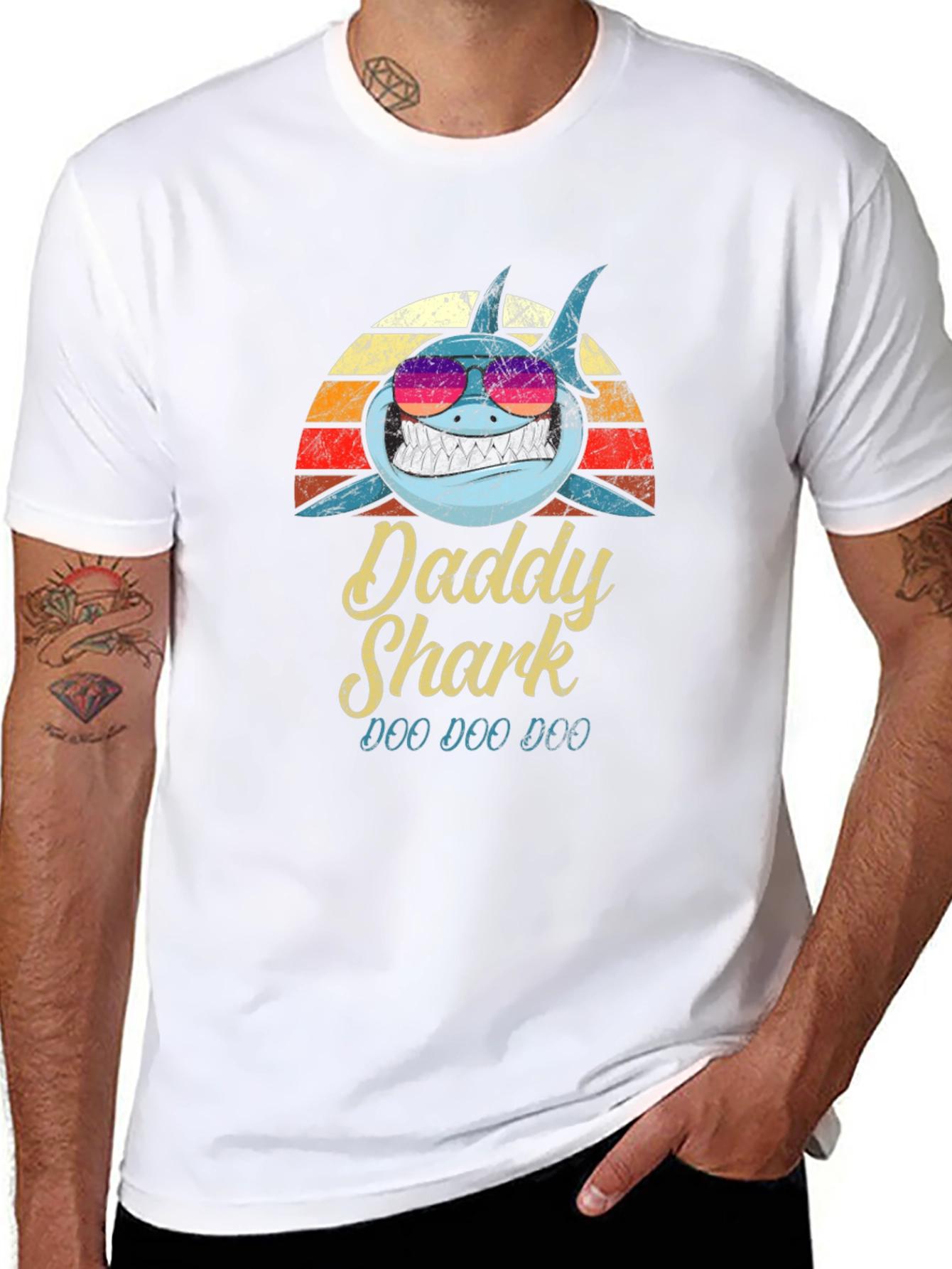 Daddy Shark Graphic Tee