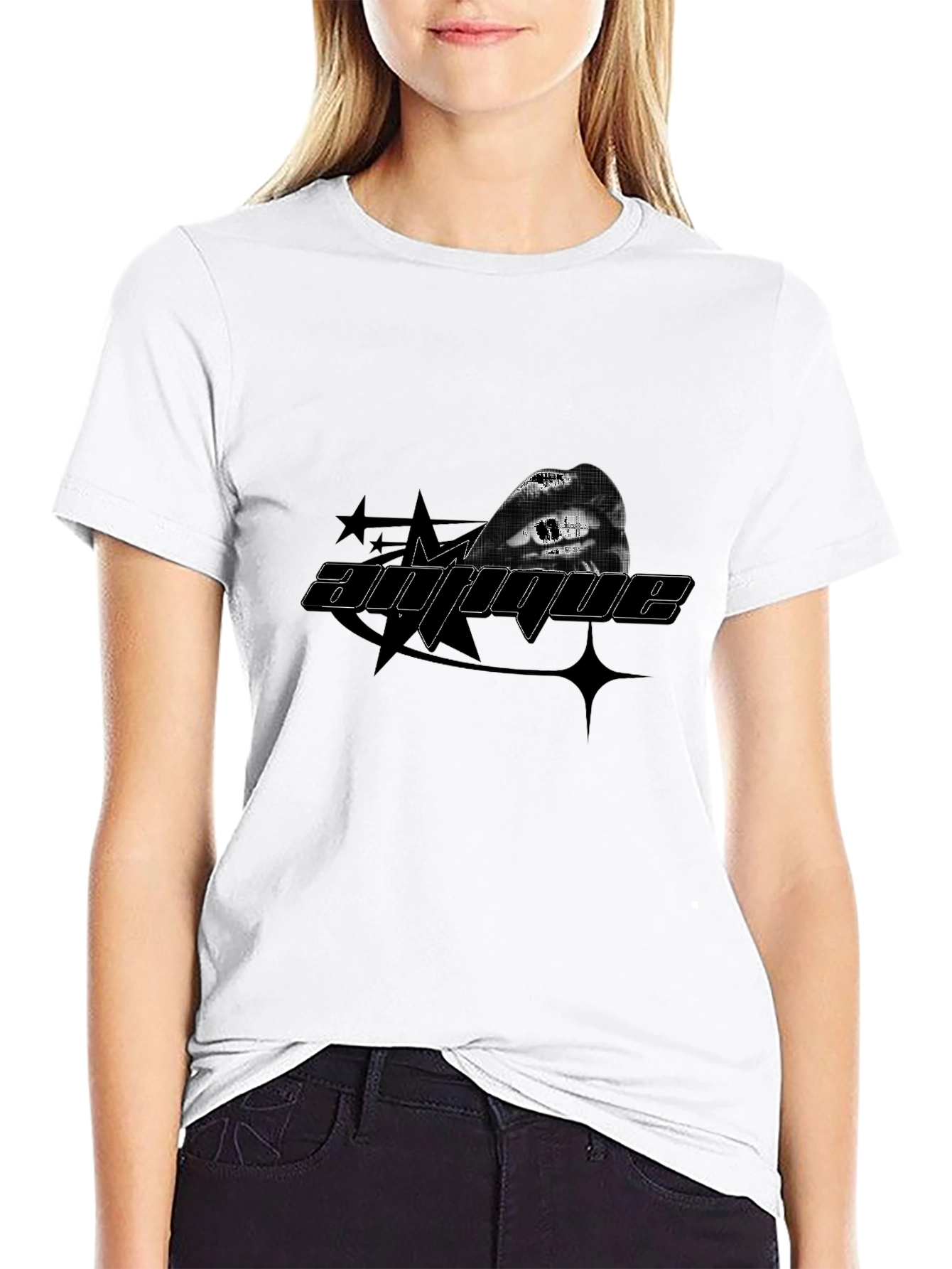 Unique Graphic Black T-Shirt