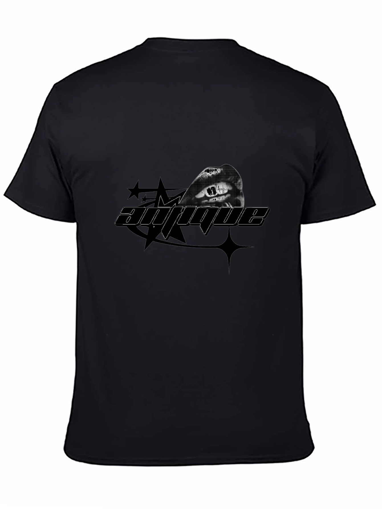 Unique Graphic Black T-Shirt