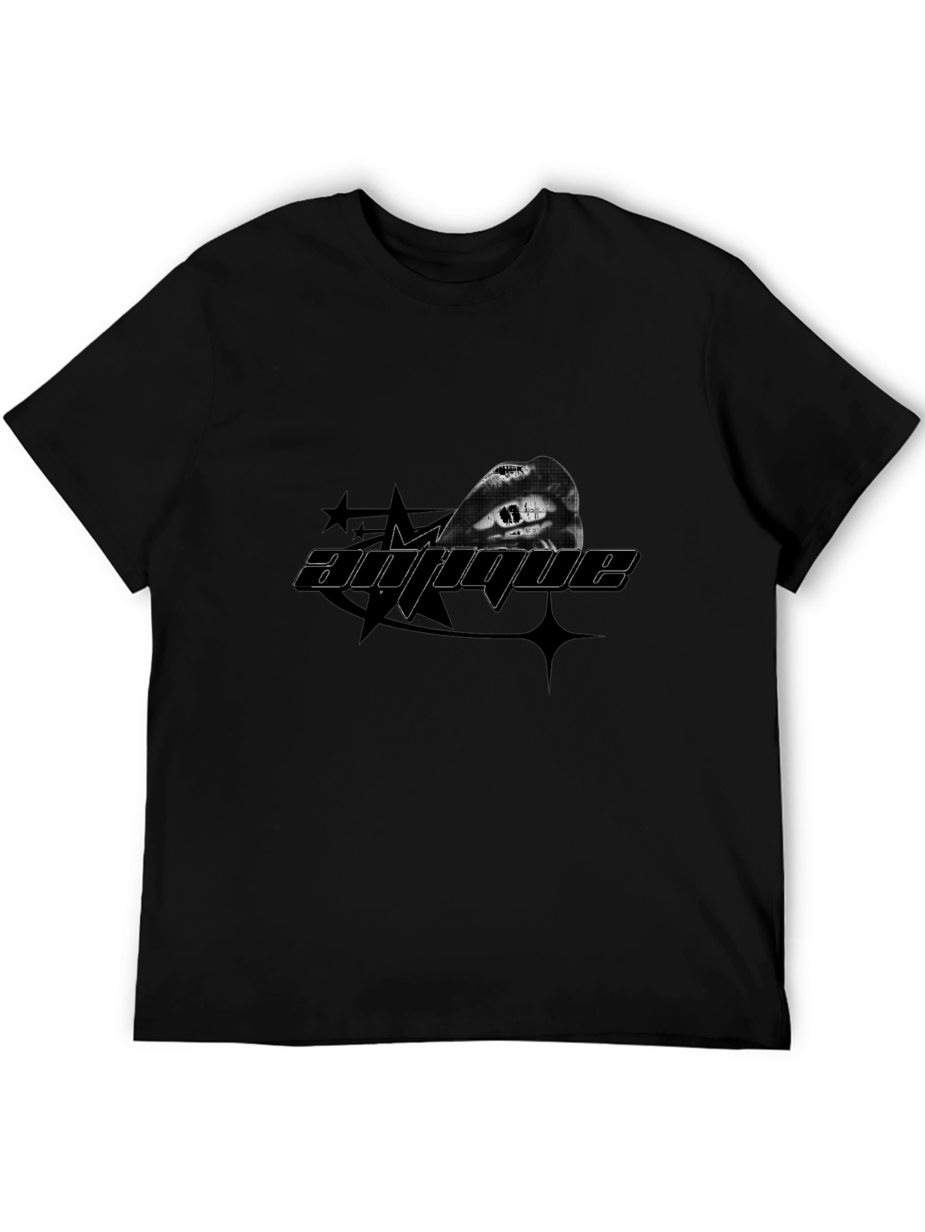 Unique Graphic Black T-Shirt