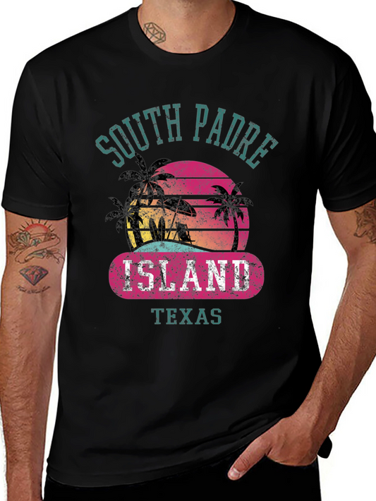 South Padre Island Texas T-Shirt Beach Sunset Tee