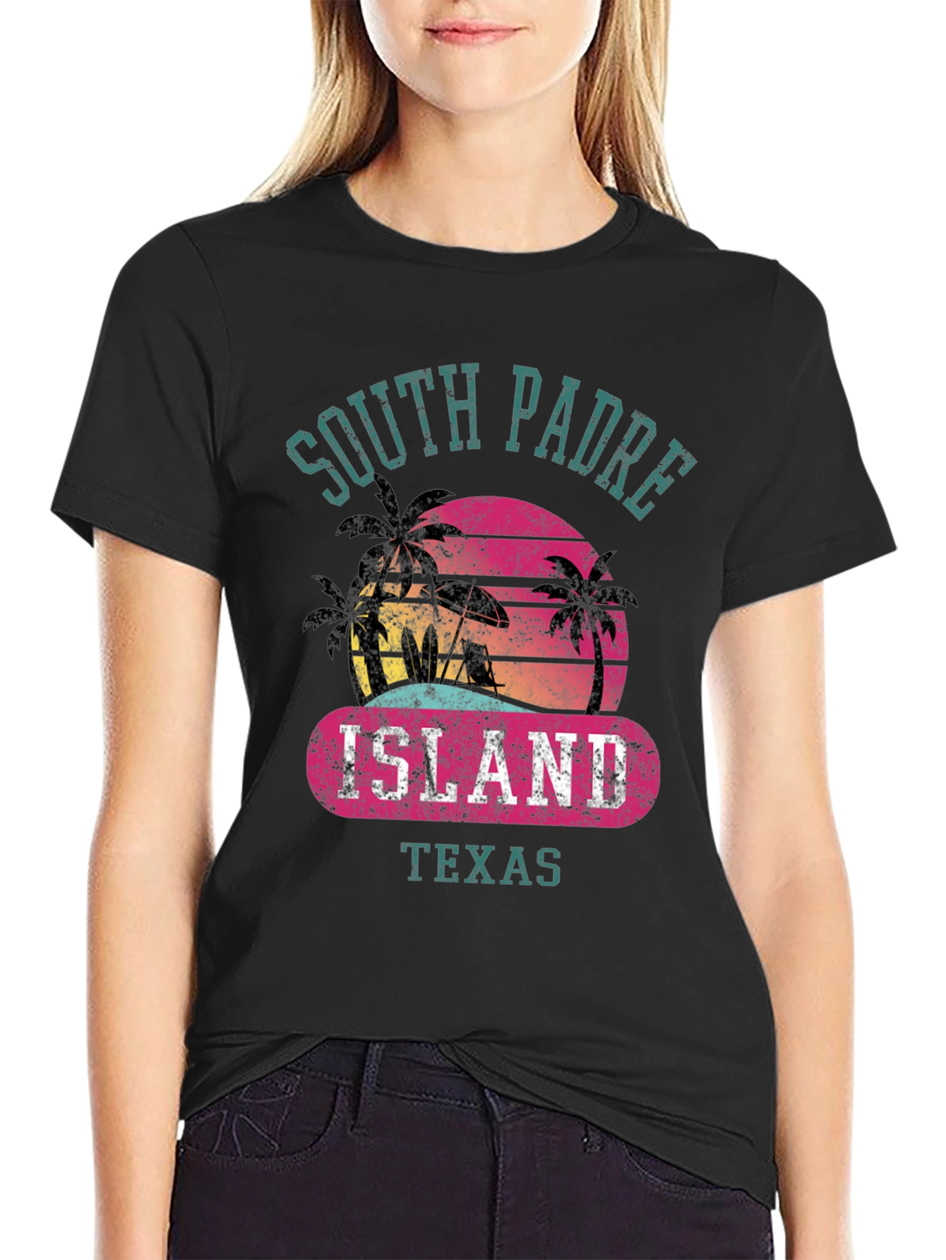 South Padre Island Texas T-Shirt Beach Sunset Tee